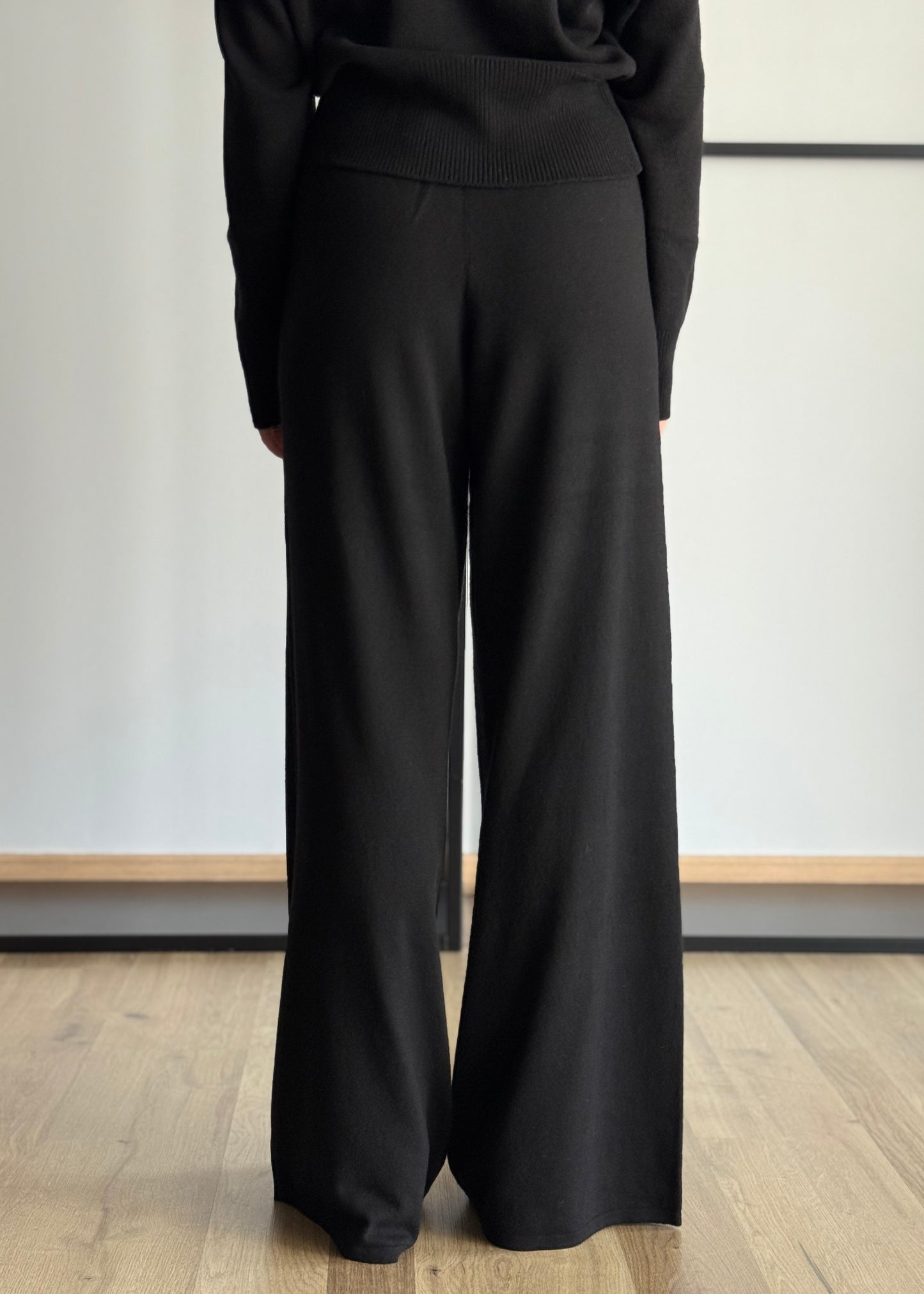 Pantaloni palazzo in misto lana -KONTATTO