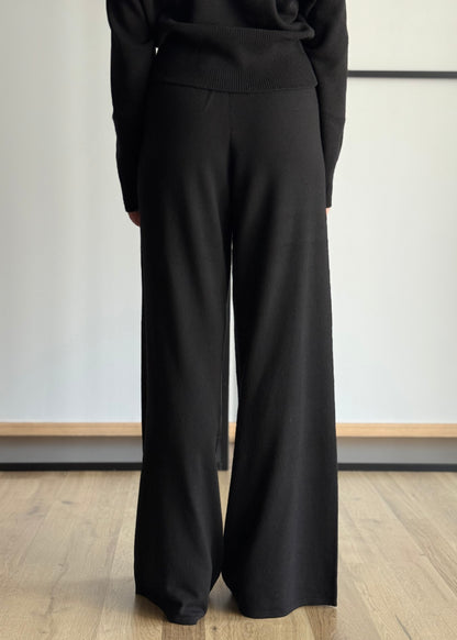 Pantaloni palazzo in misto lana -KONTATTO