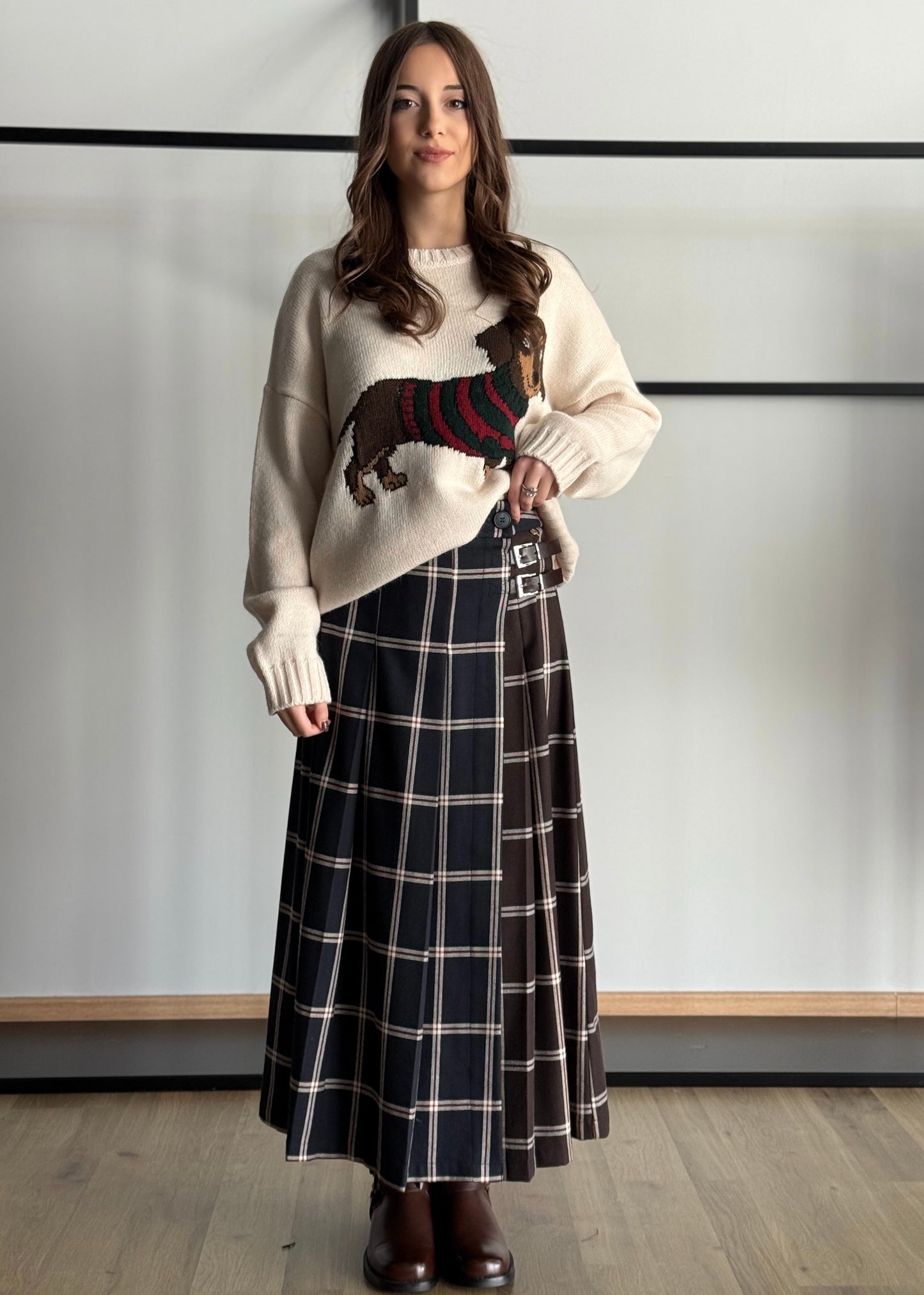 Maglia PHILIALOFT over con bassotto