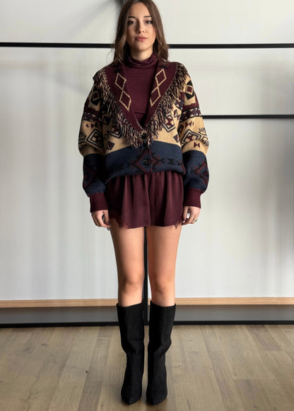 Cardigan ZAHJR jacquard