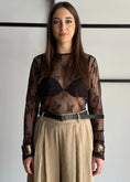 Carica l'immagine nel visualizzatore della galleria, Maglia ZAHJR in pizzo moro
