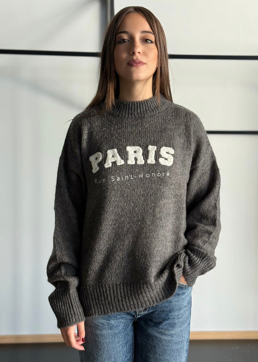 Maglia con ricamo -KONTATTO