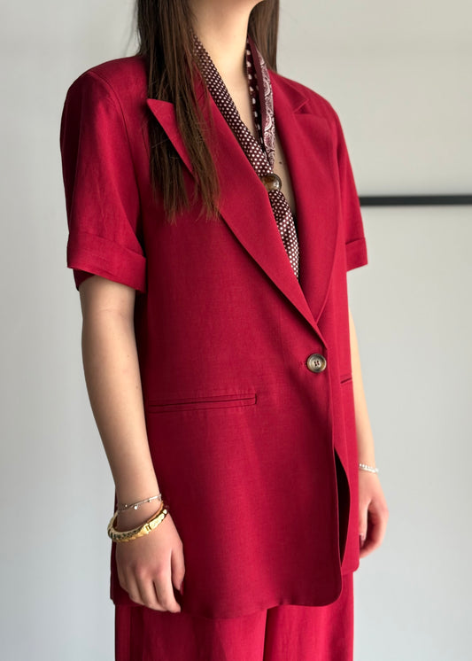 Blazer monopetto ZAHJR con foulard