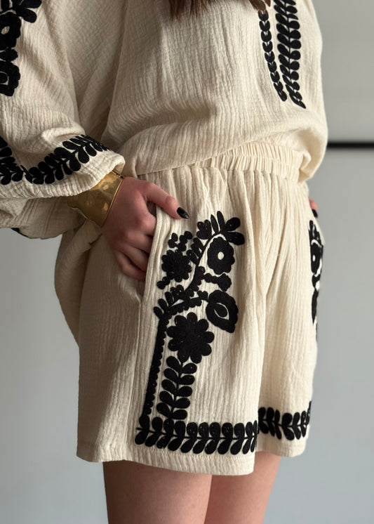 Shorts PHILIALOFT ricamato