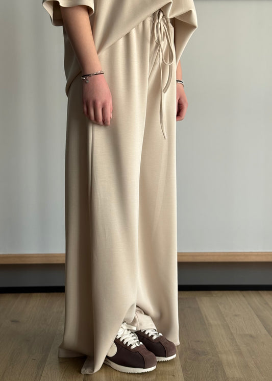 Pantalone ZAHJR con coulisse sabbia