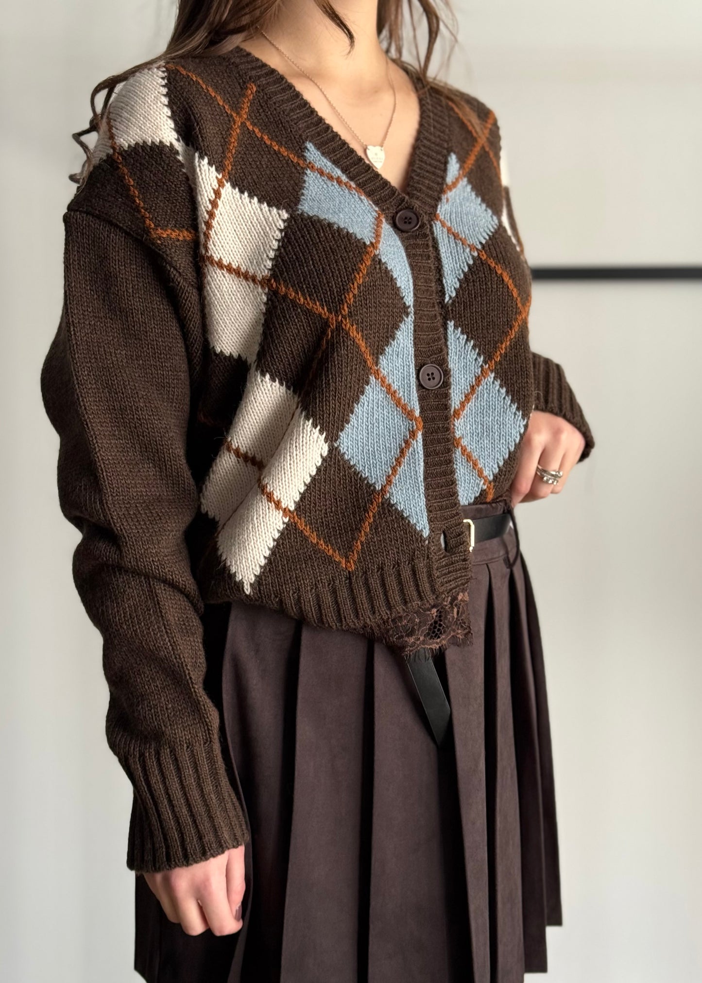 Cardigan PHILIALOFT a rombi