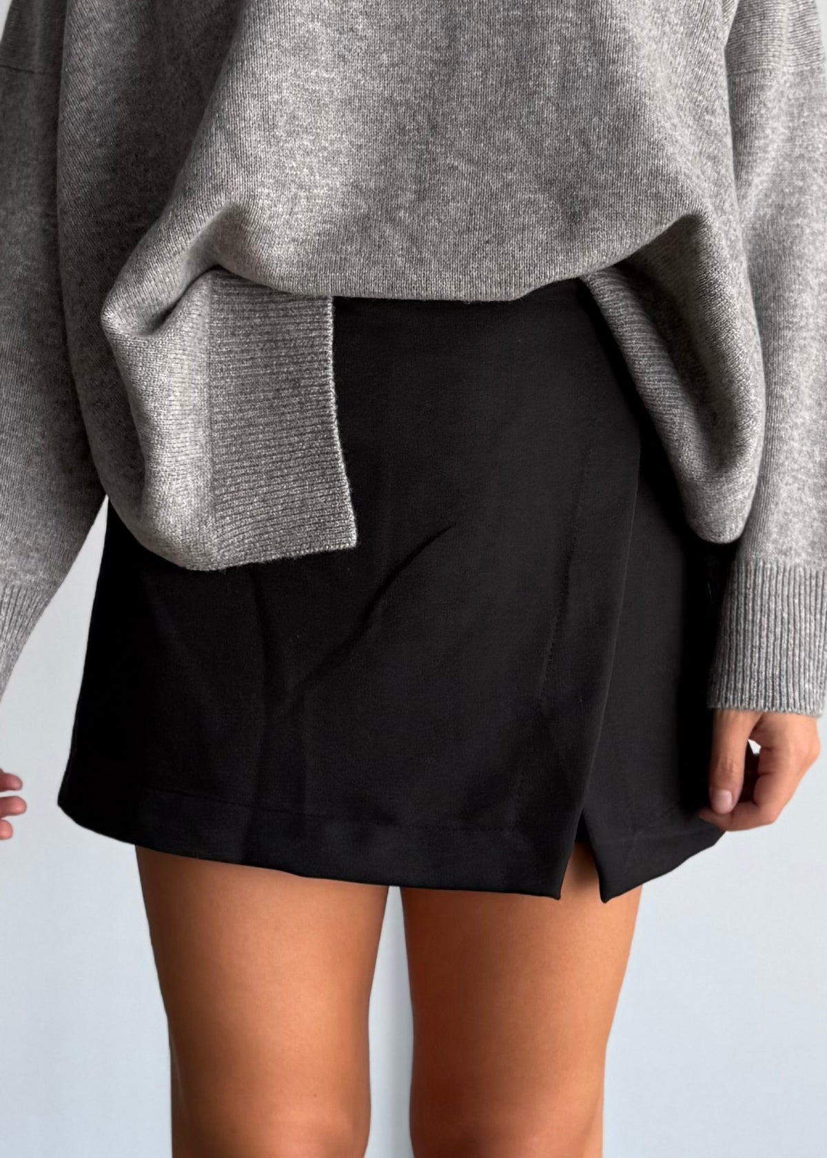 Gonna pantaloncino nero