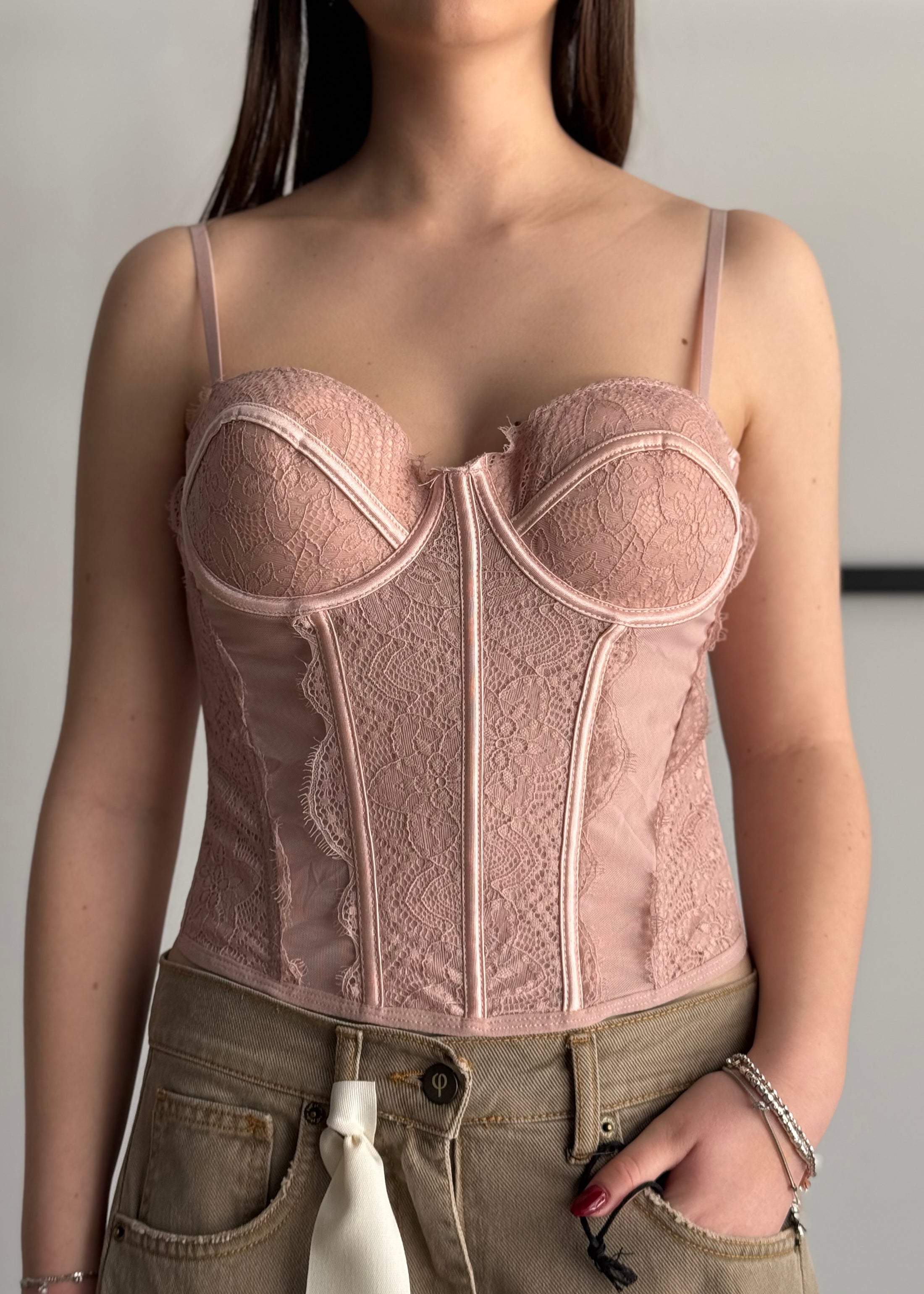 Corsetto bustier THEVICE in pizzo