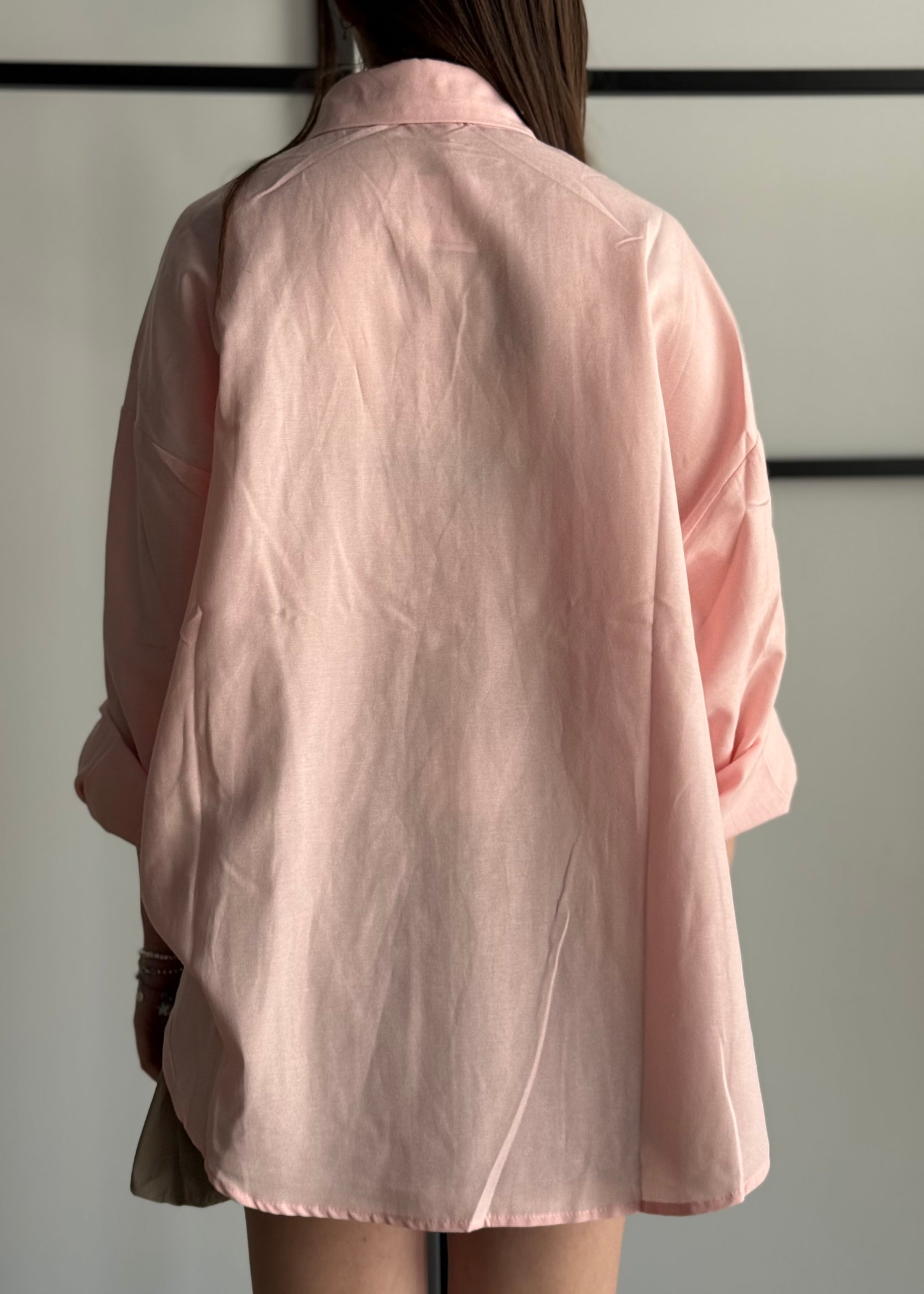 Camicia THEVICE oversize rosa
