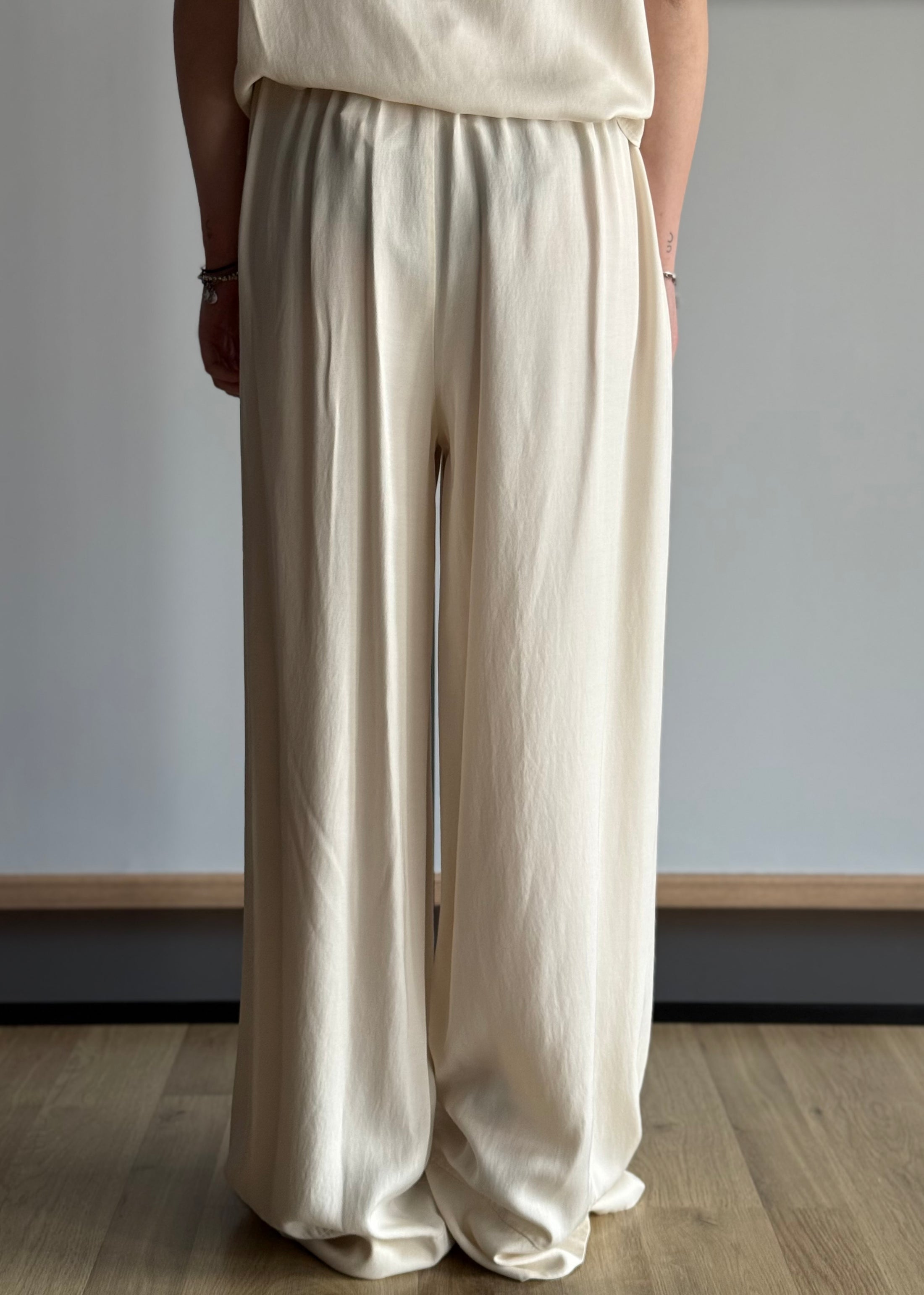 Pantalone palazzo ZAHJR latte