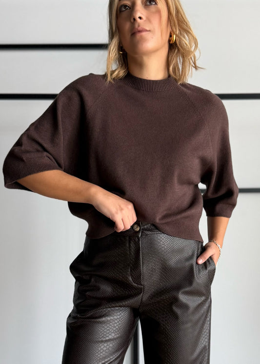 Maglia con maniche a 3/4 moro - PHILIALOFT