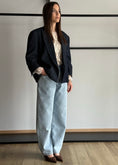 Carica l'immagine nel visualizzatore della galleria, Blazer KONTATTO blu denim
