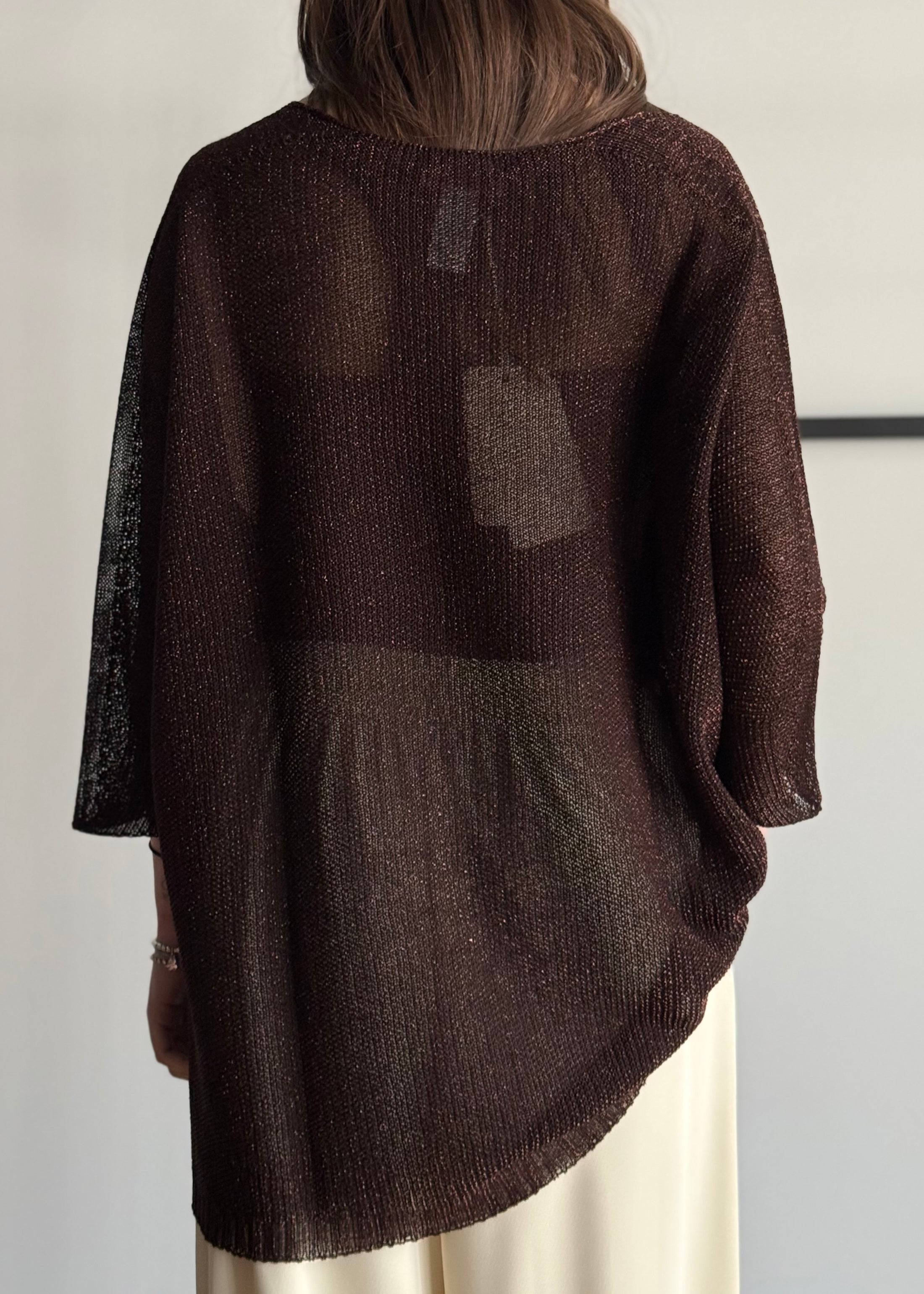 Kimono KONTATTO in lurex moro