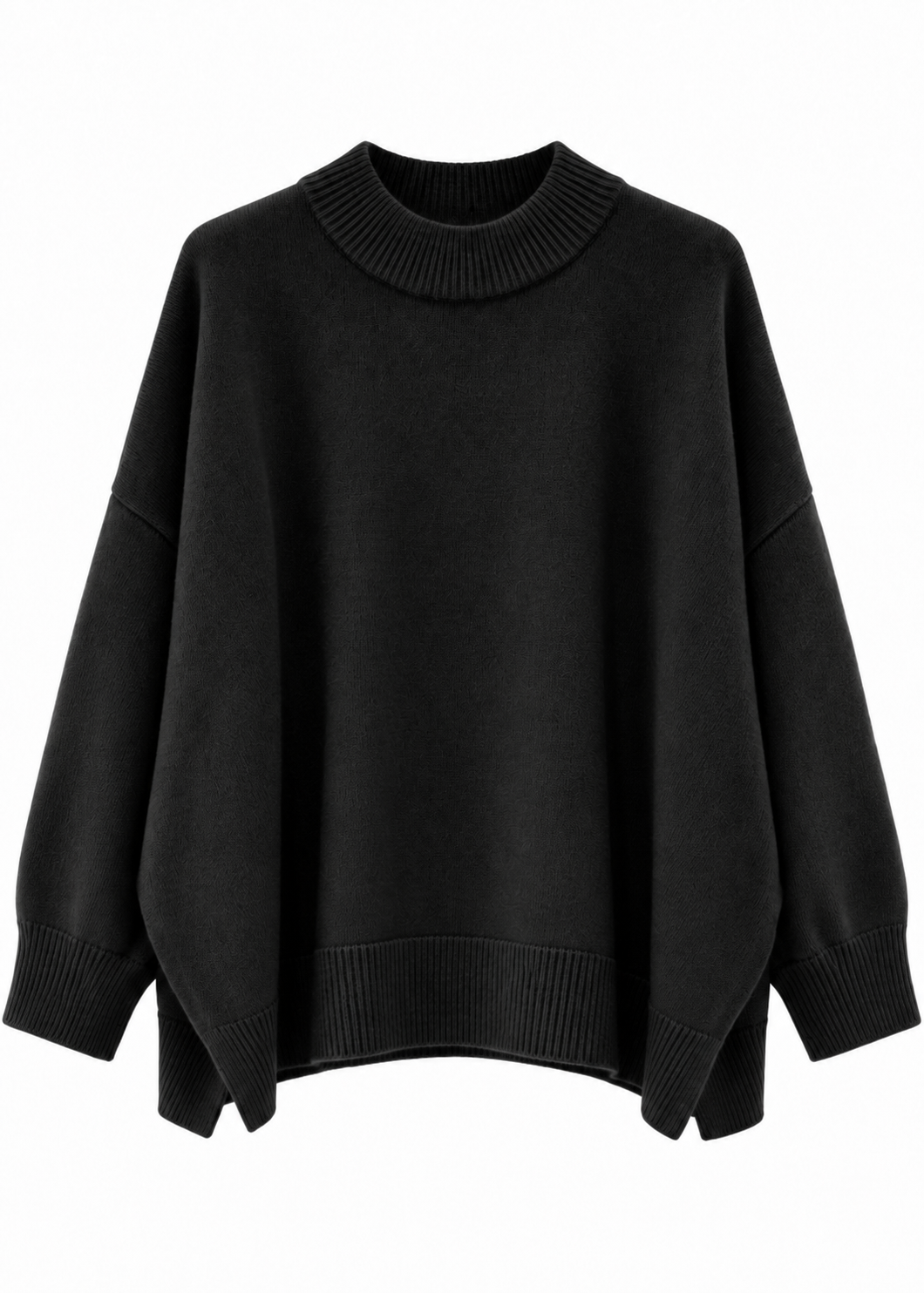Maglia over nero spacchi laterali - PHILIALOFT