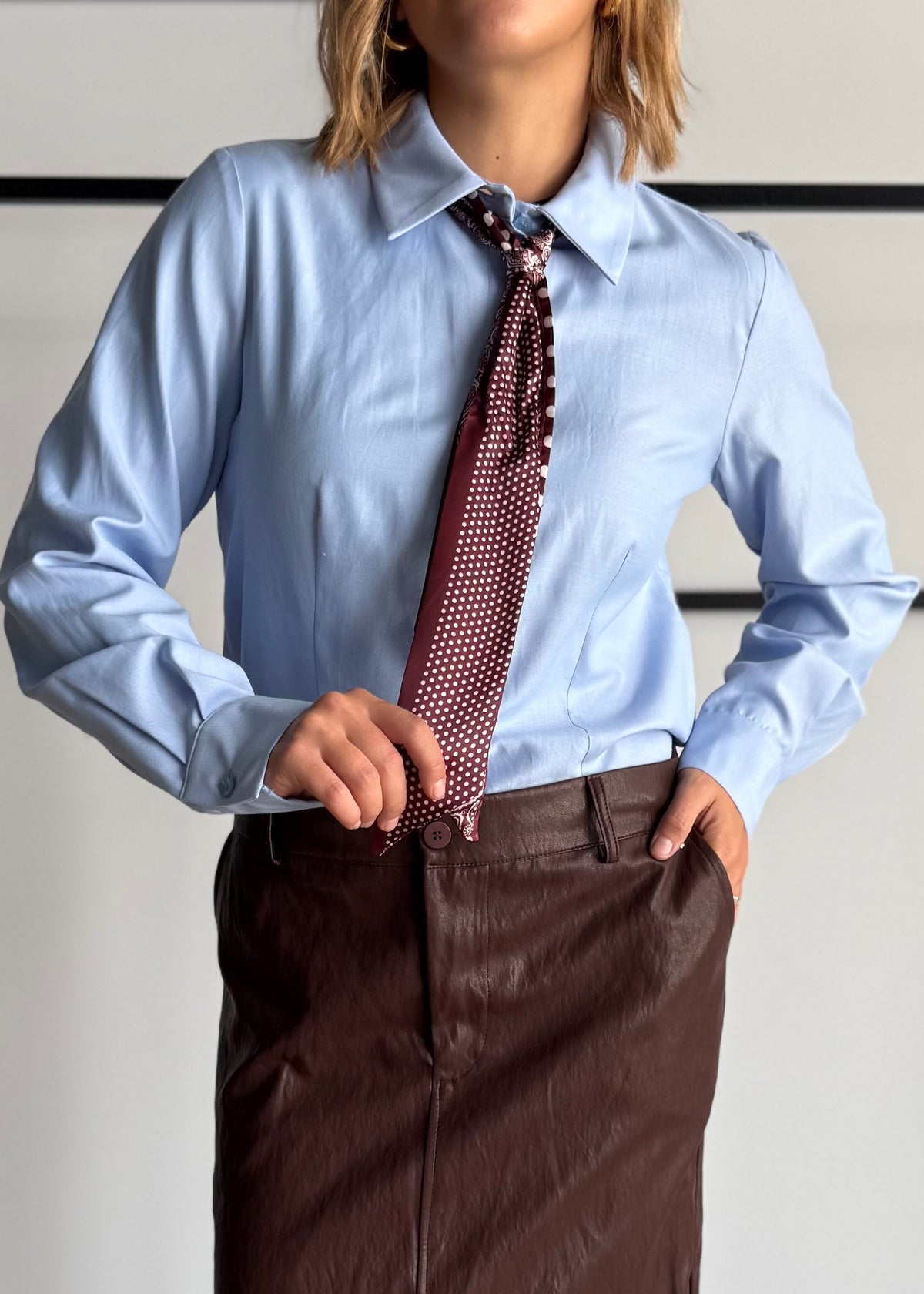 Camicia con cravattino - ZAHJR