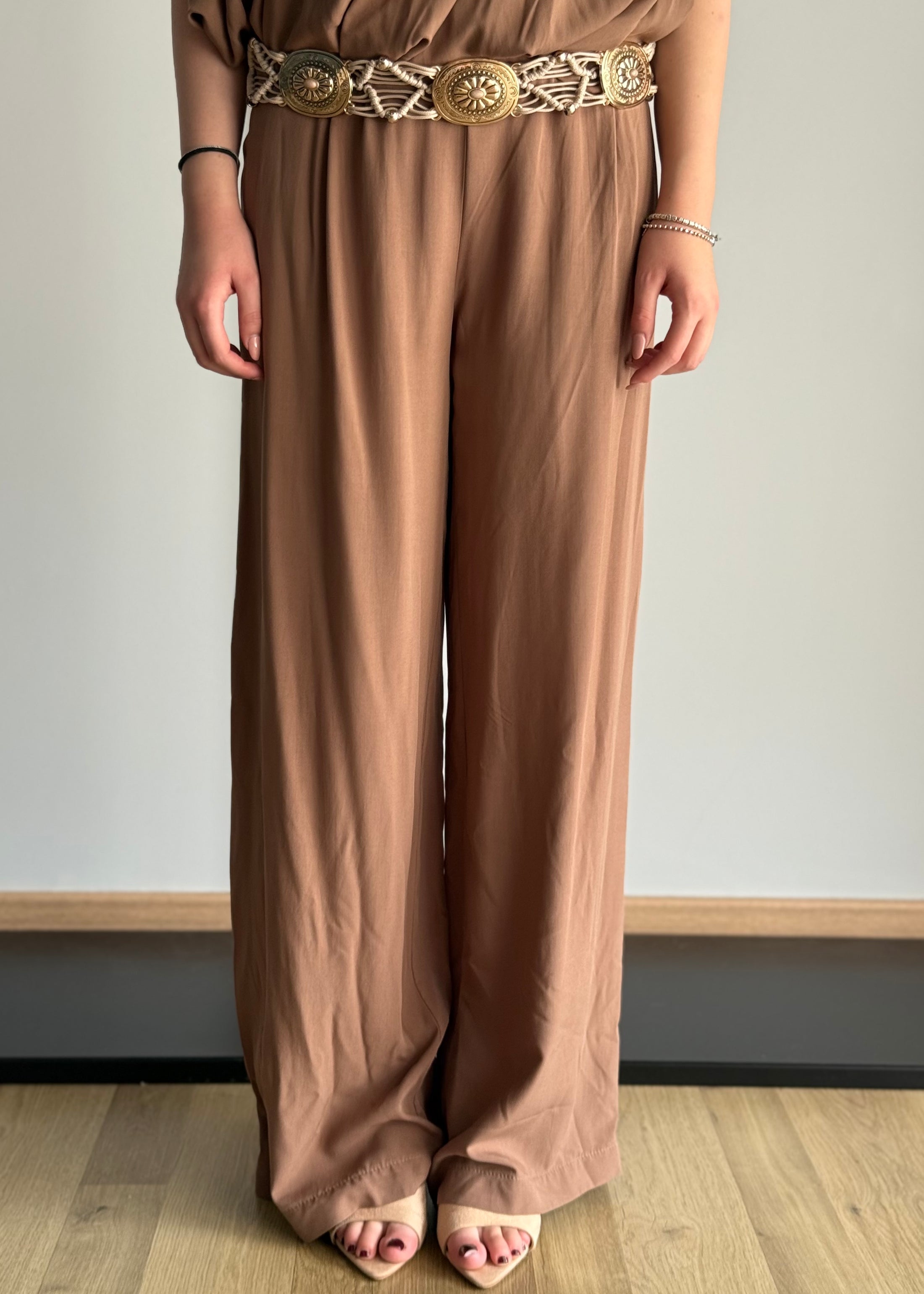 Pantalone KONTATTO palazzo moro fluido
