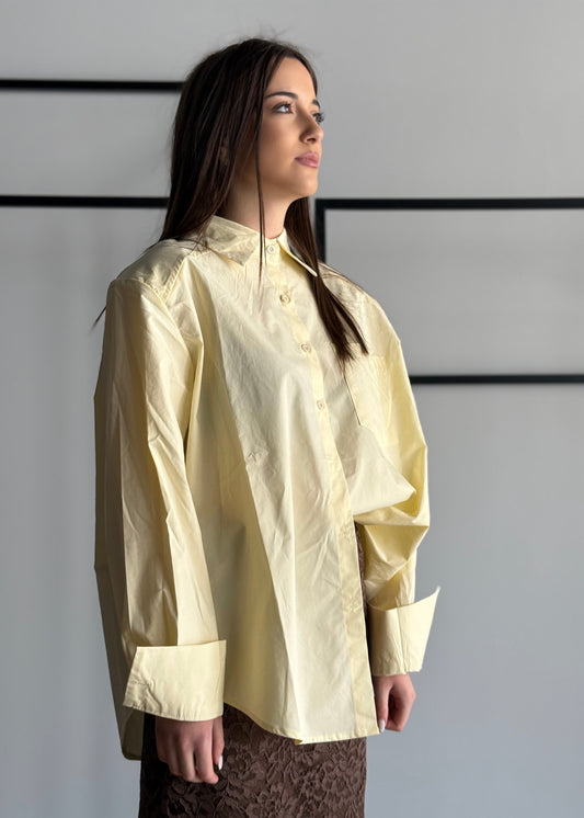 Camicia THEVICE over giallo burro