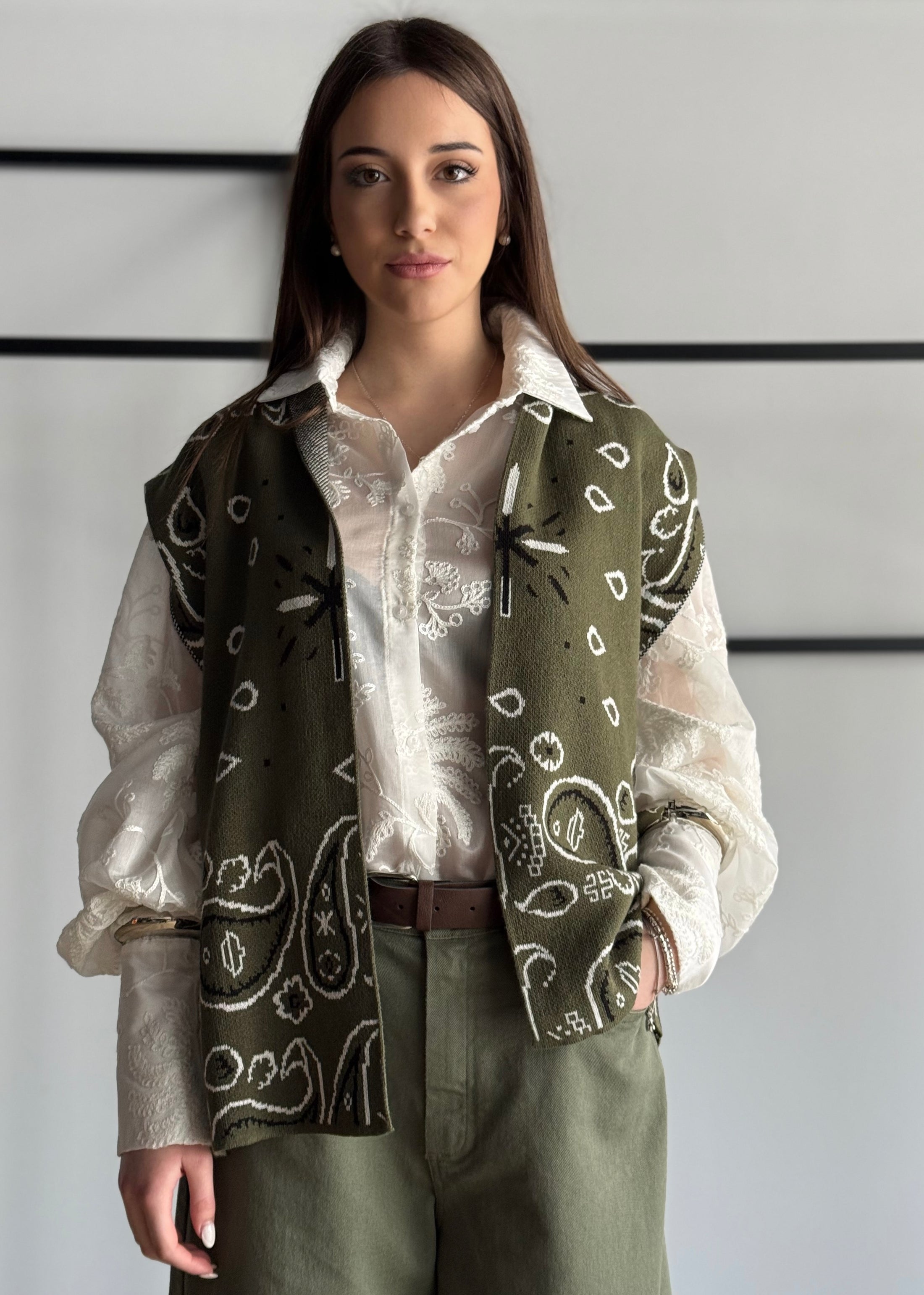 Gilet KONTATTO jacquard