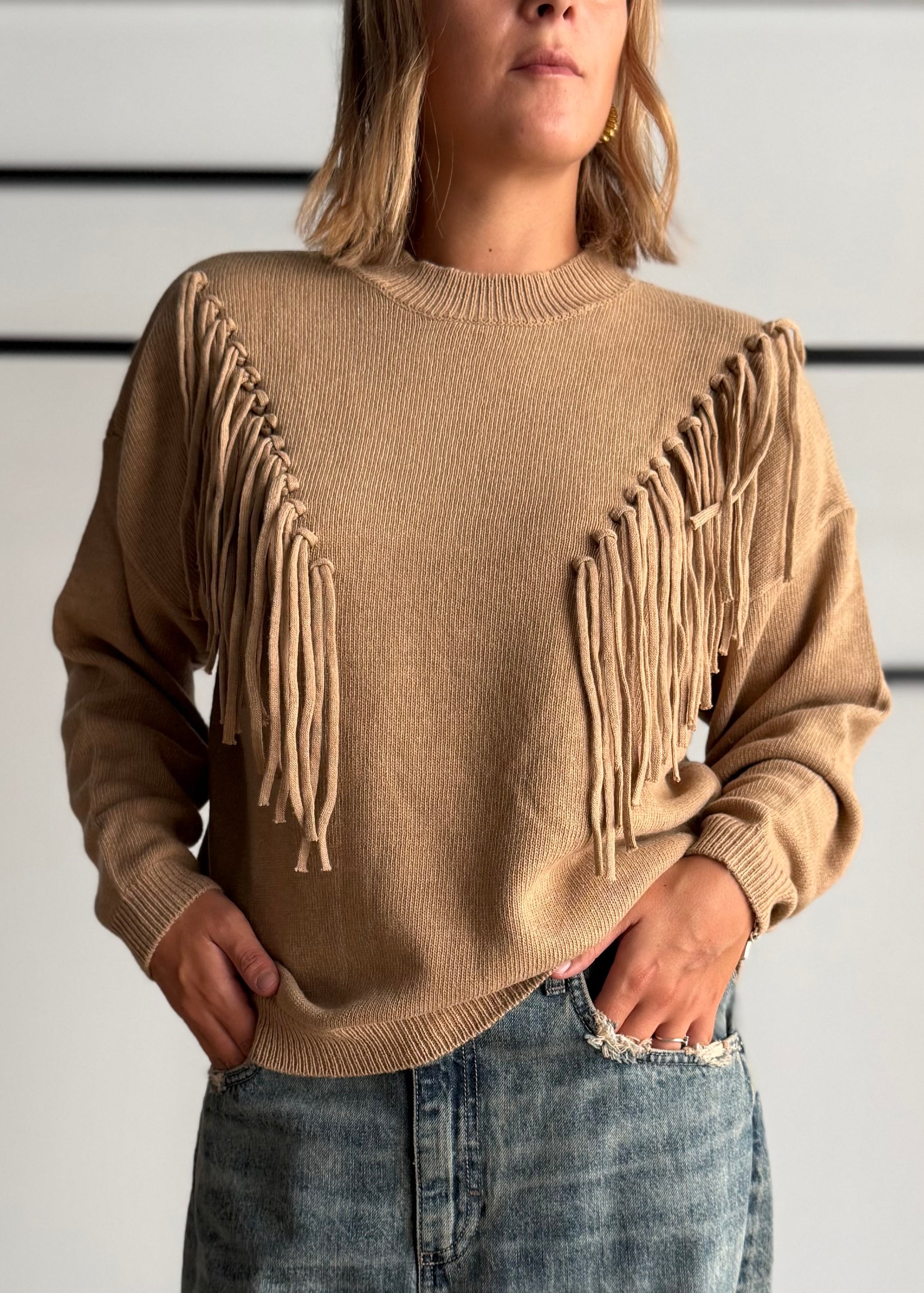 Maglia mastice con frange - KONTATTO