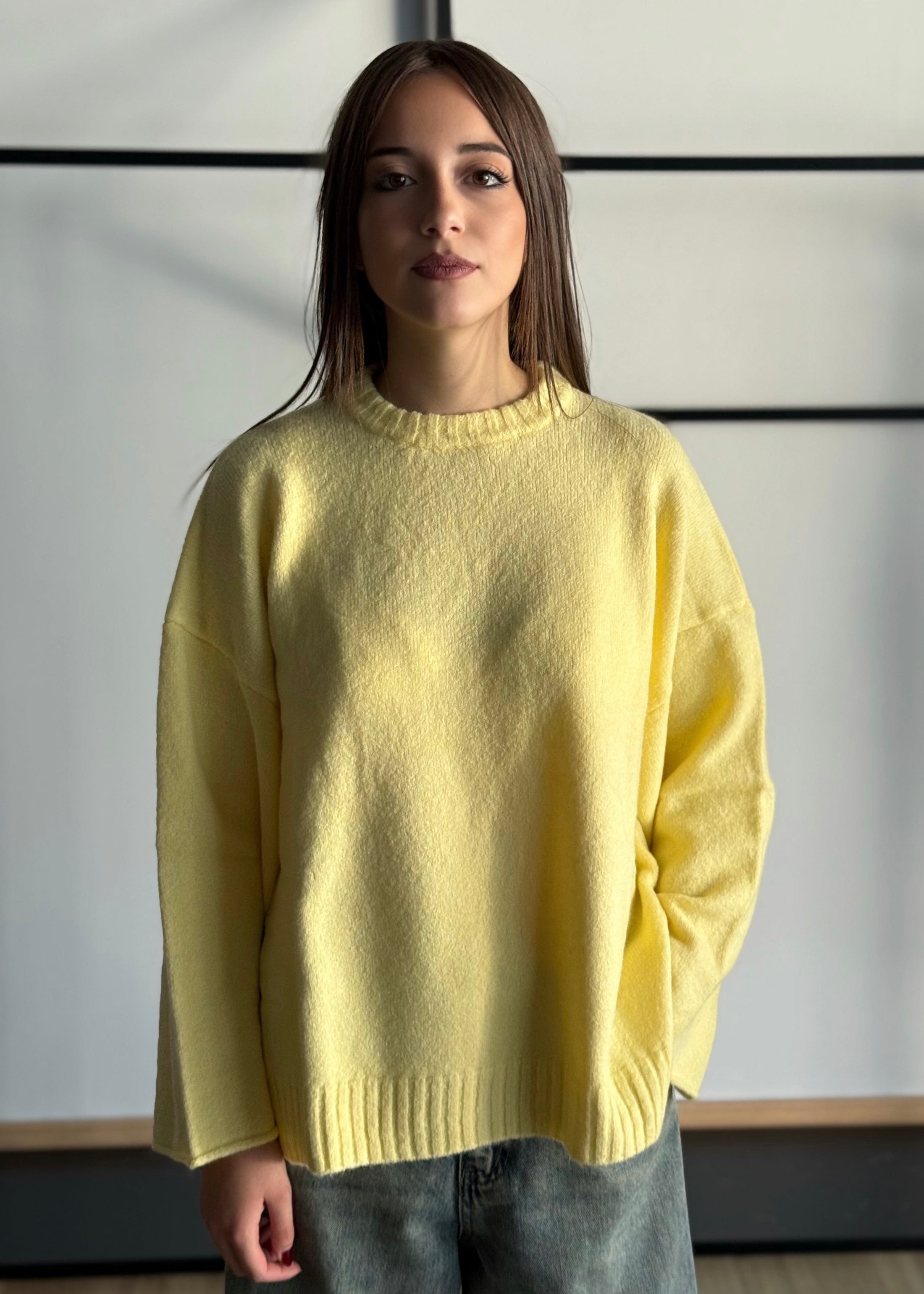 Maglia over in misto lana -KONTATTO