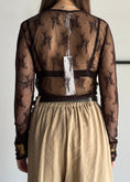 Carica l'immagine nel visualizzatore della galleria, Maglia ZAHJR in pizzo moro
