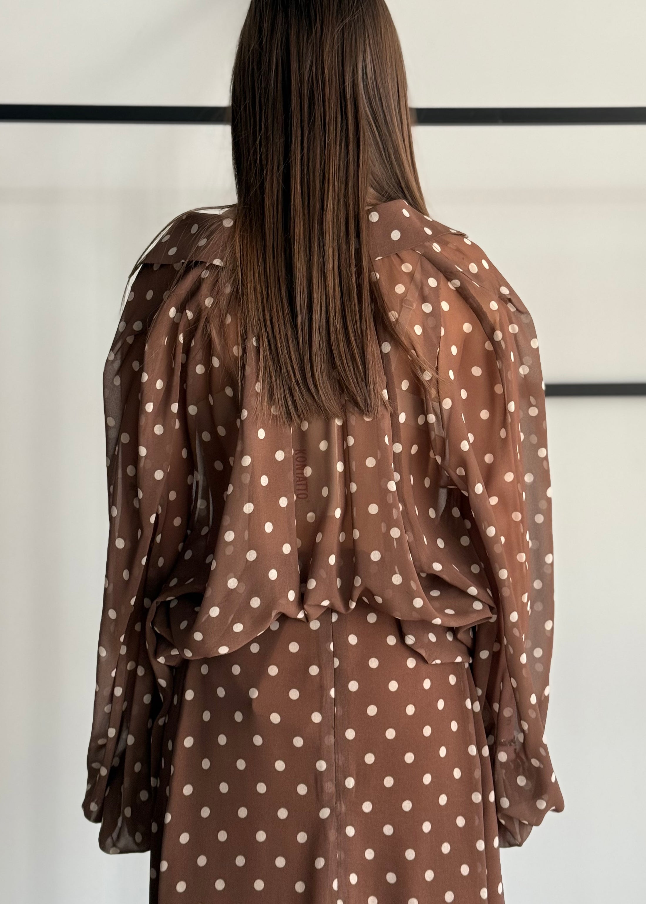 Camicia KONTATTO a pois