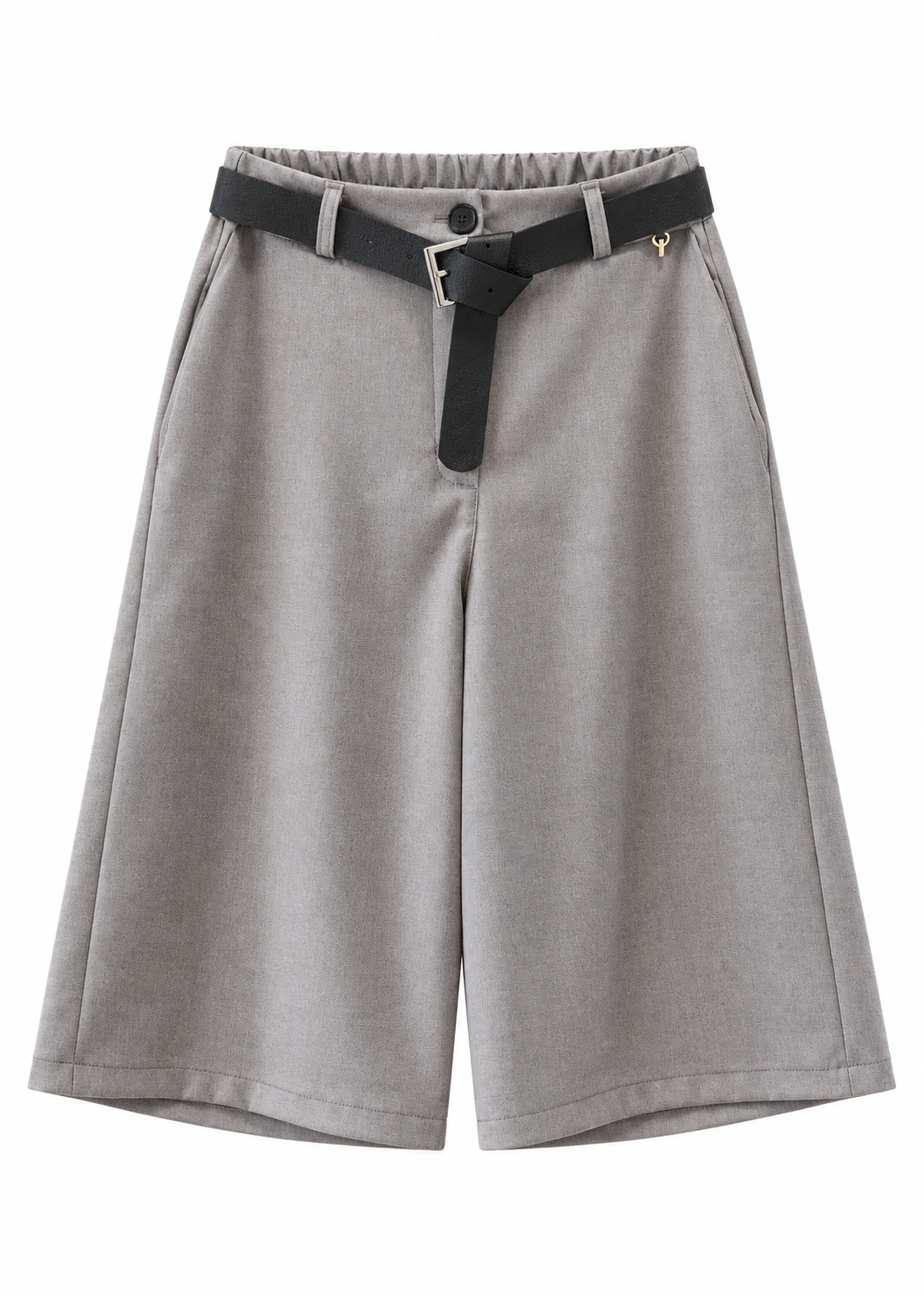 Bermuda Grigio con cintura - PHILIALOFT