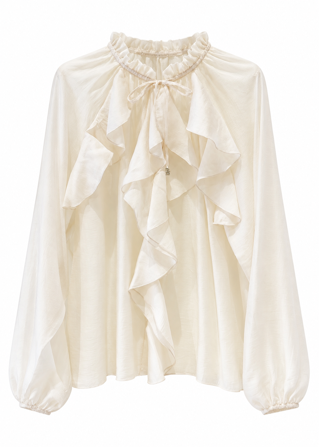 Blusa con volant burro - PHILIALOFT