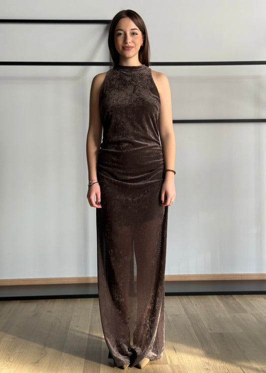 Abito ZAHJR lungo in velluto