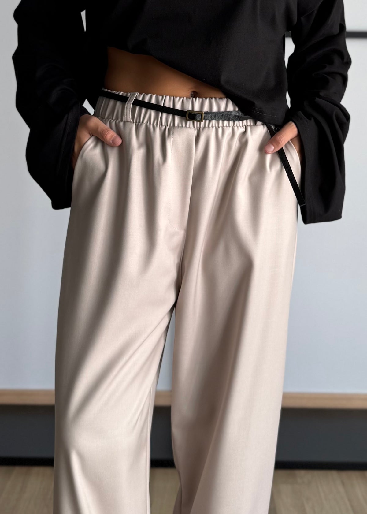 Pantalone carrot con cintura - PHILIALOFT