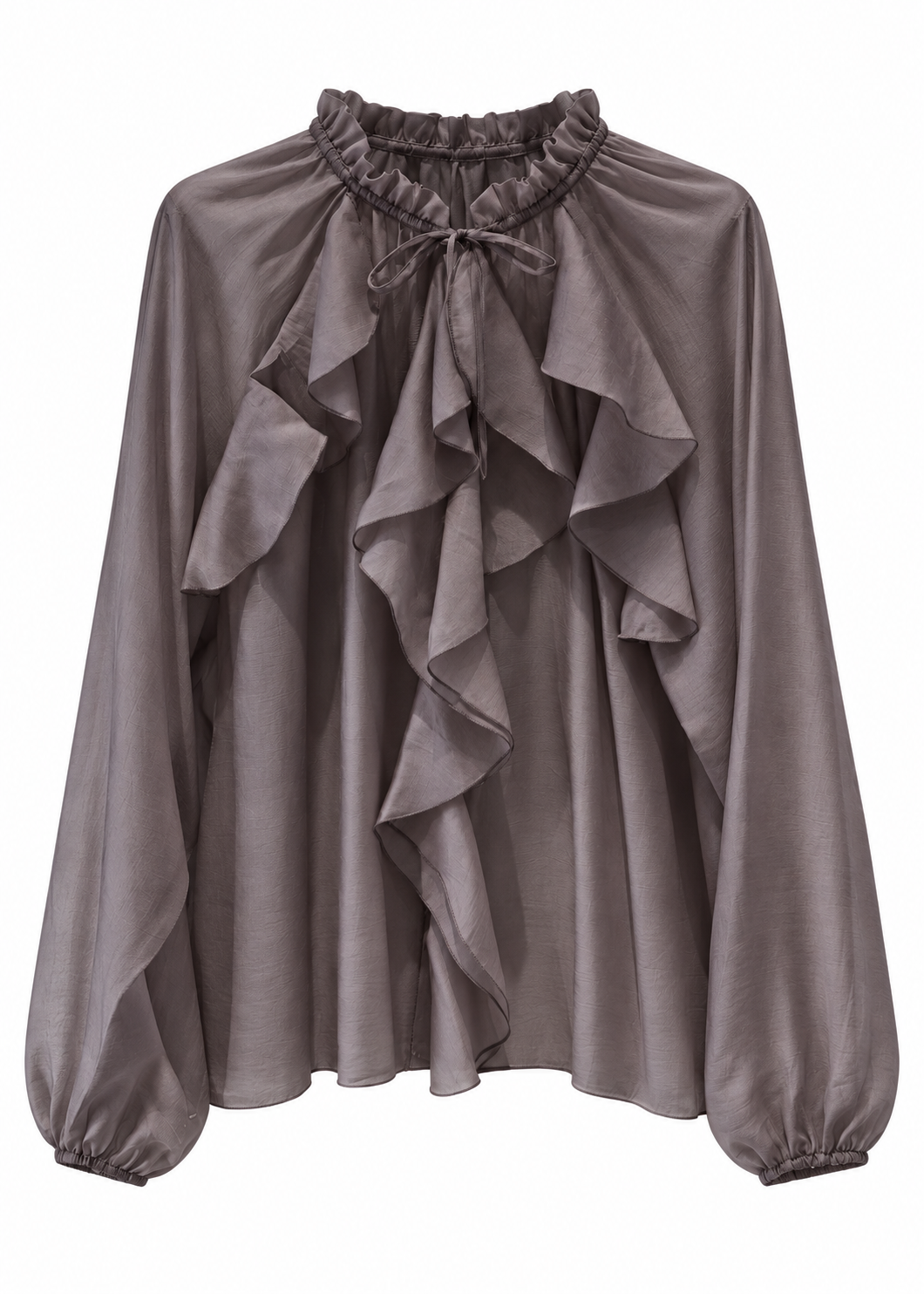 Blusa con volant moro - PHILIALOFT