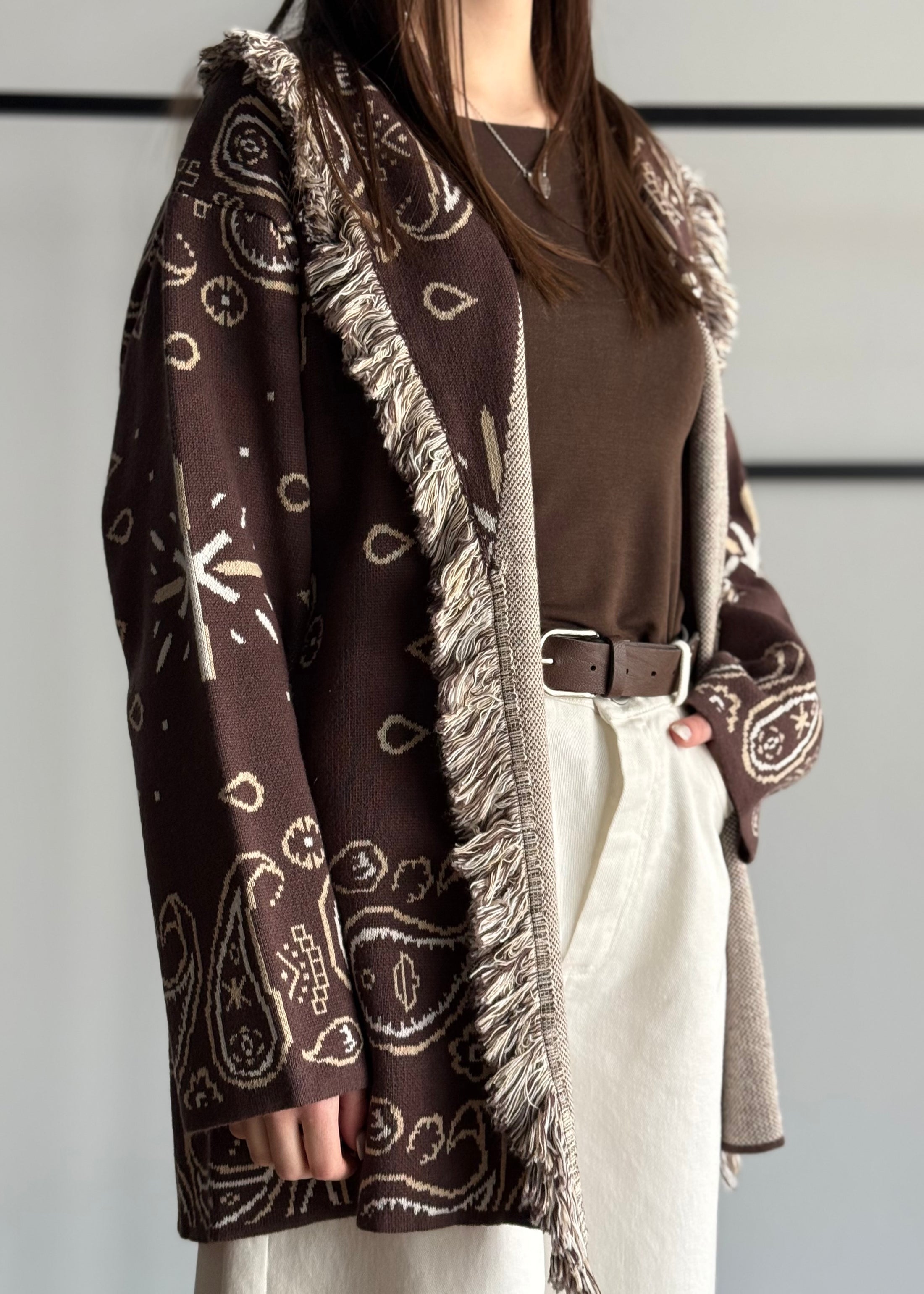 Cardigan KONTATTO jacquard