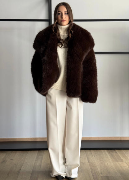 Eco-pelliccia KONTATTO moro