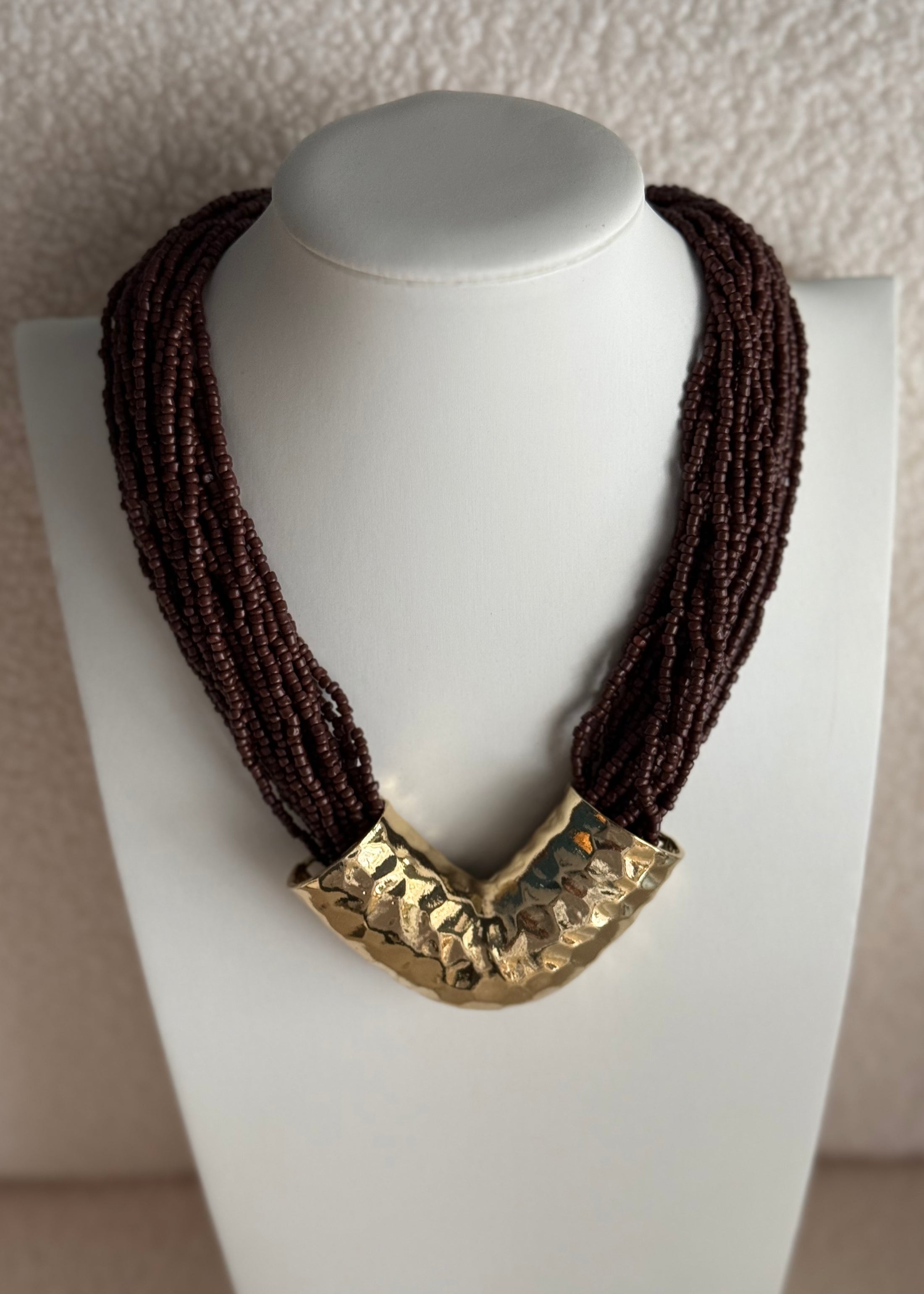 Collana multifili moro