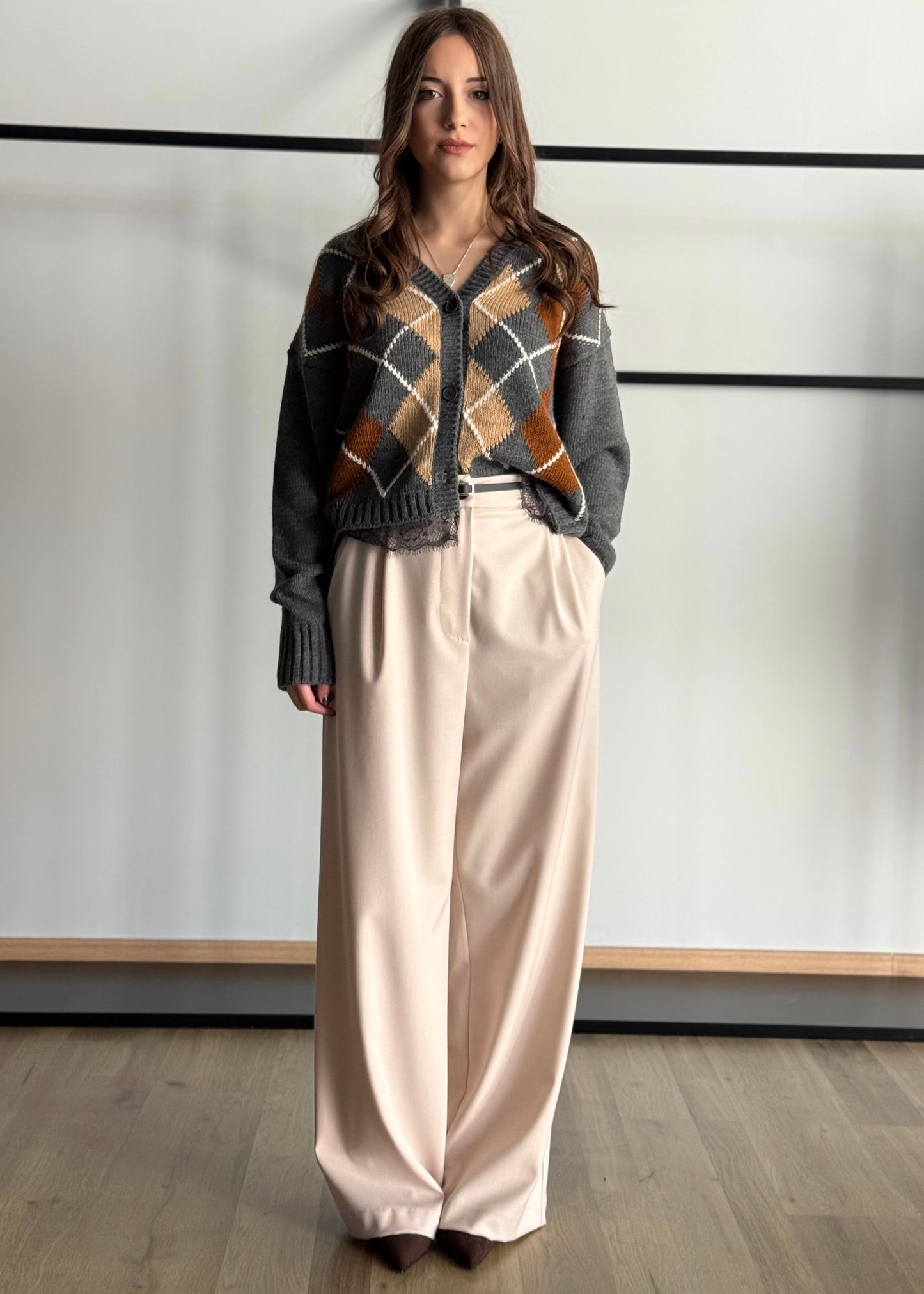 Cardigan PHILIALOFT a rombi