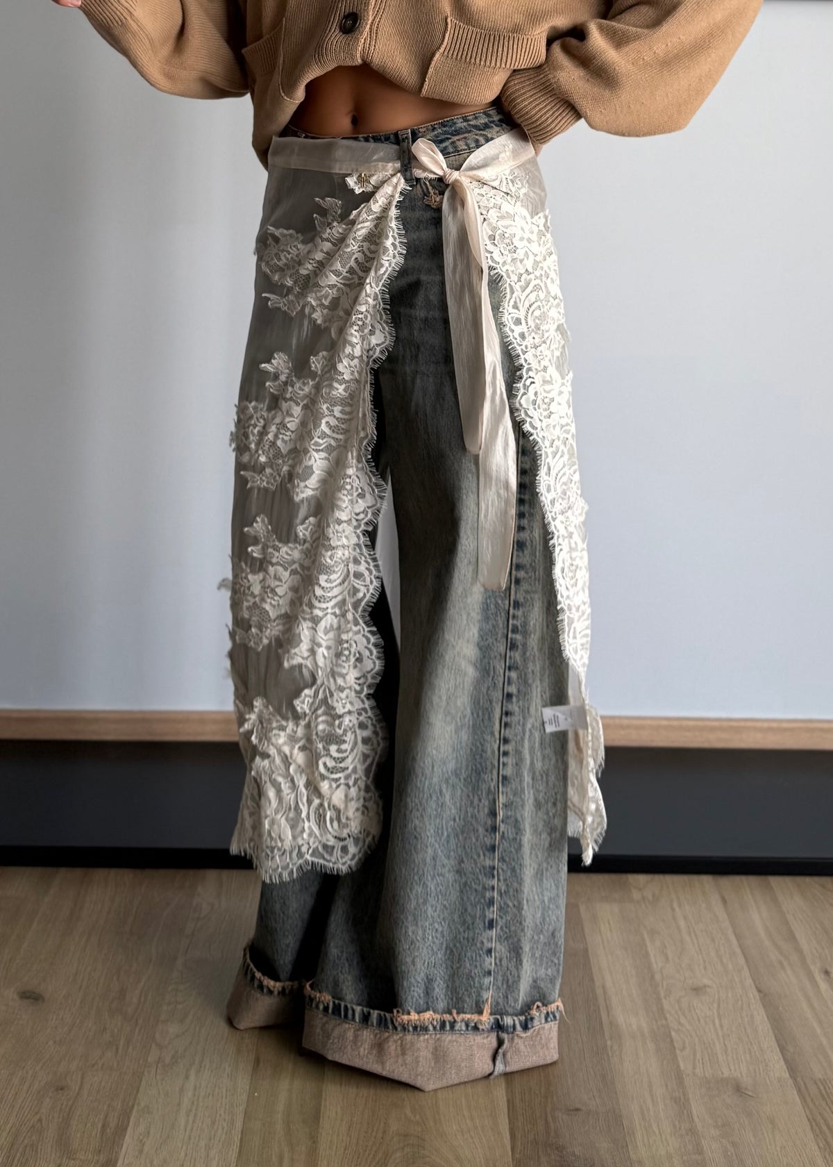 Pareo satin & lace - PHILIALOFT