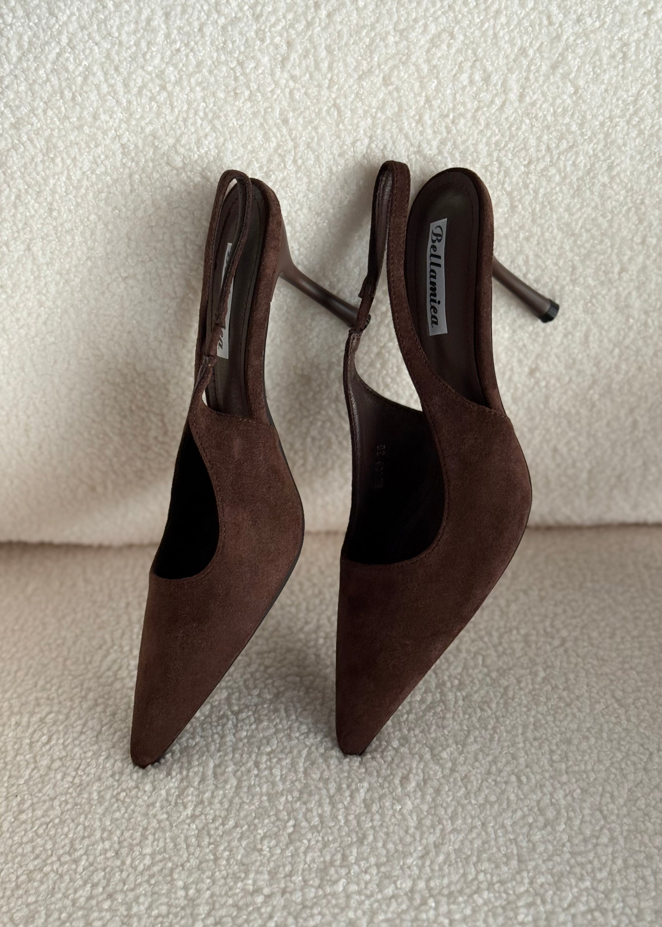 Décolleté Slingback THEVICE in suede moro