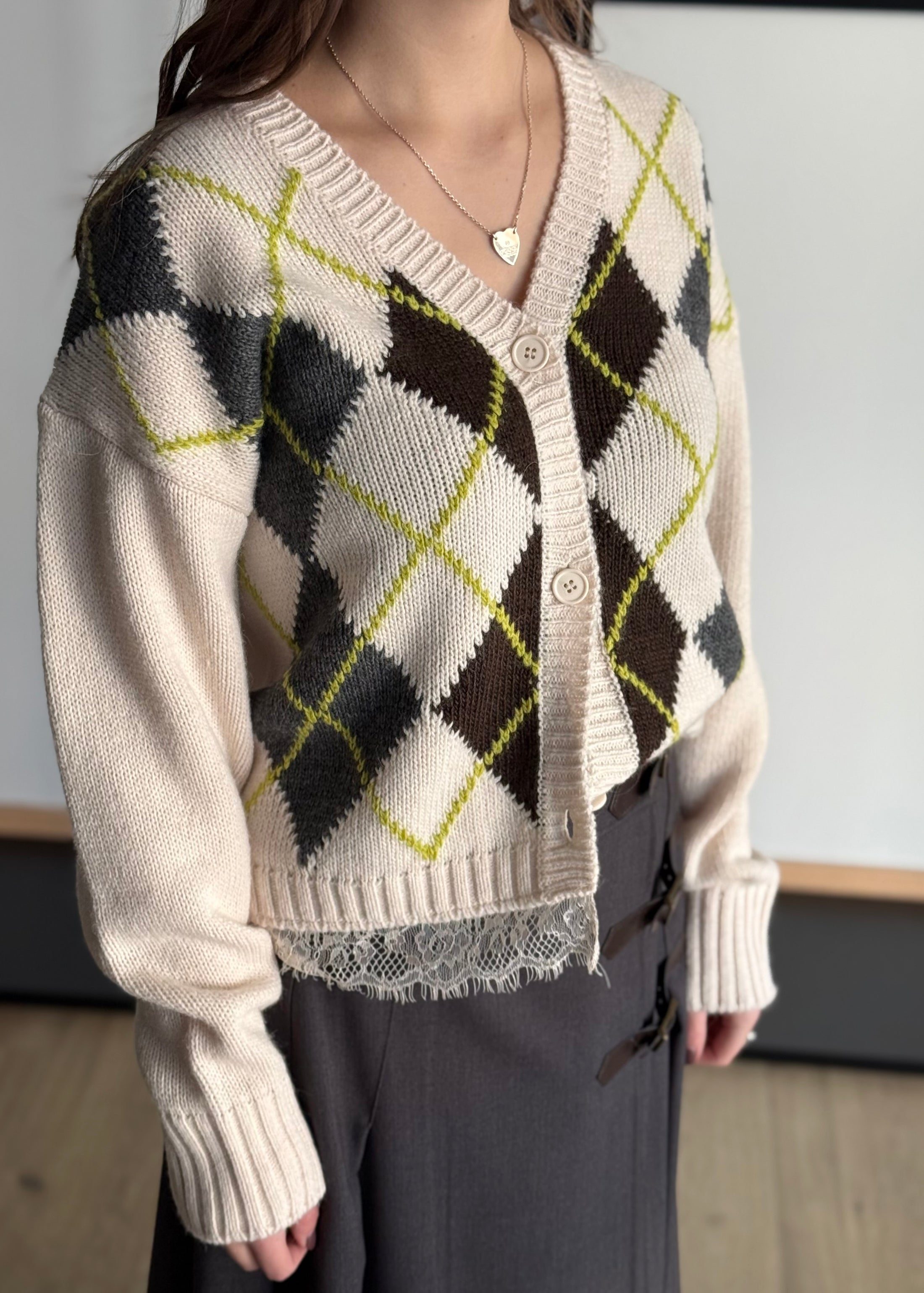 Cardigan PHILIALOFT a rombi