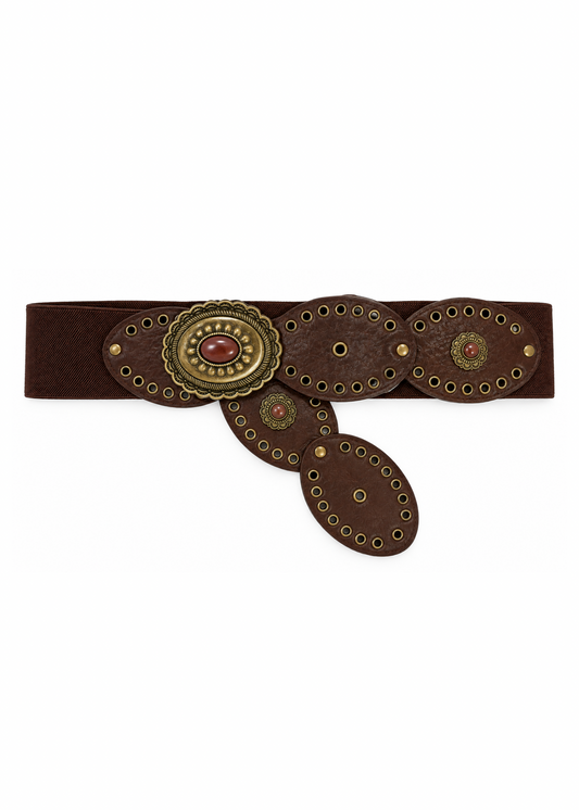 Cintura Western con Maxi Fibbia Gioiello