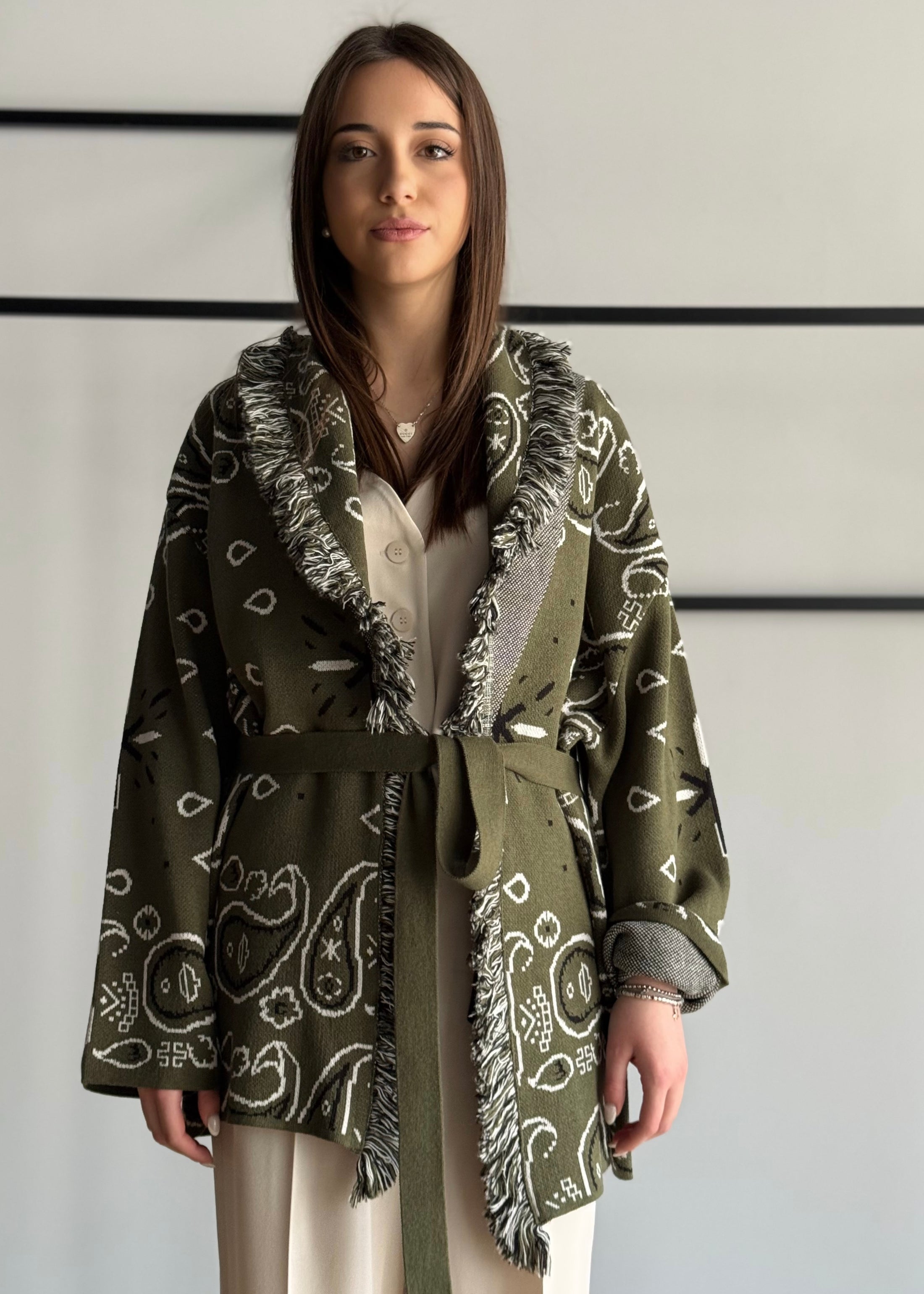 Cardigan KONTATTO jacquard