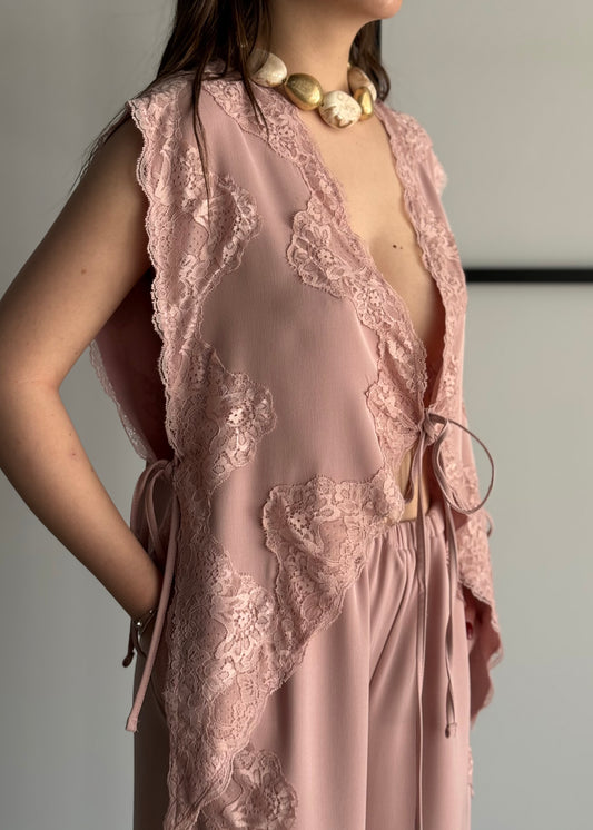 Gilet PHILIALOFT con pizzo