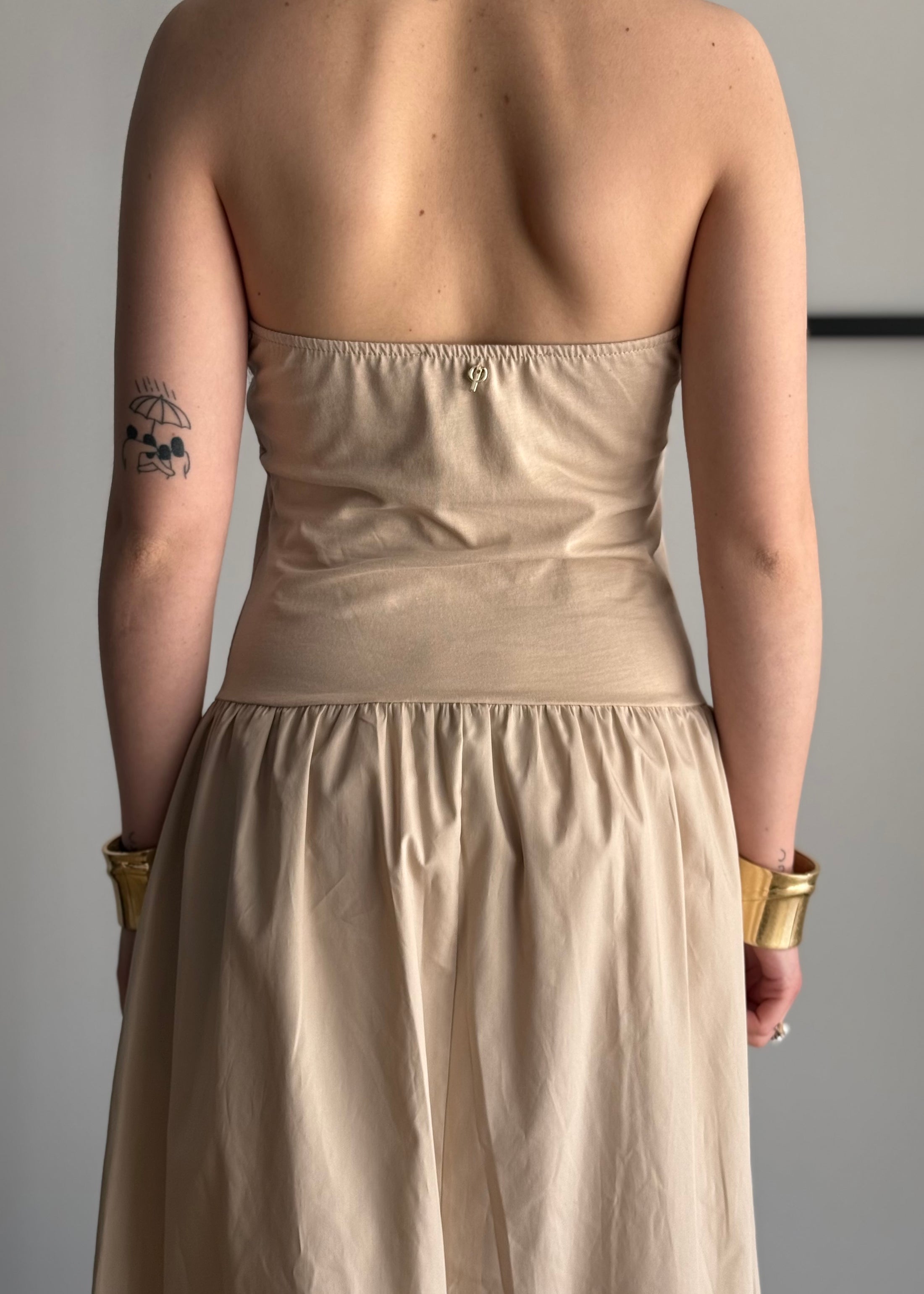 Abito lungo PHILIALOFT beige