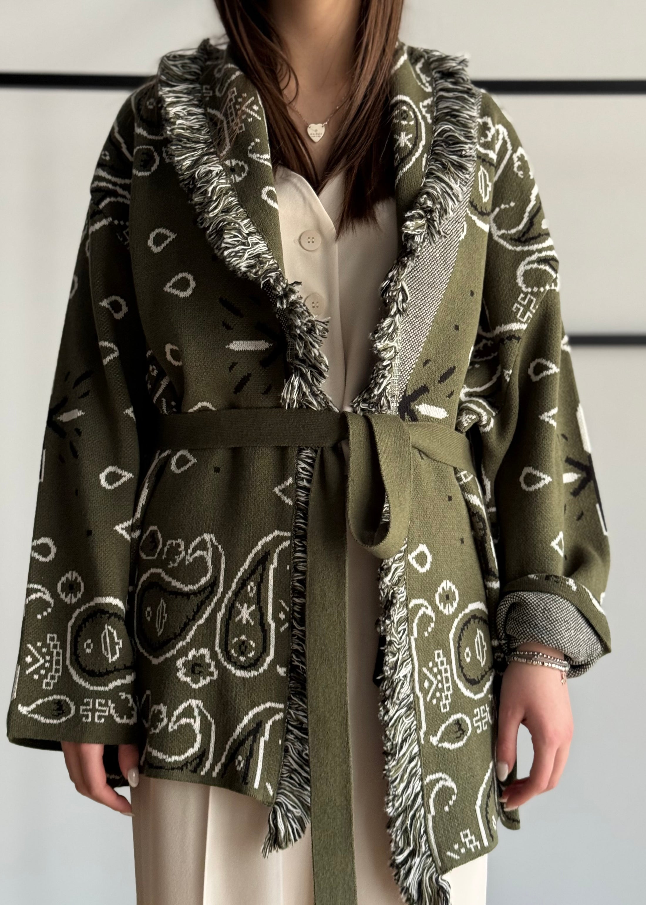 Cardigan KONTATTO jacquard