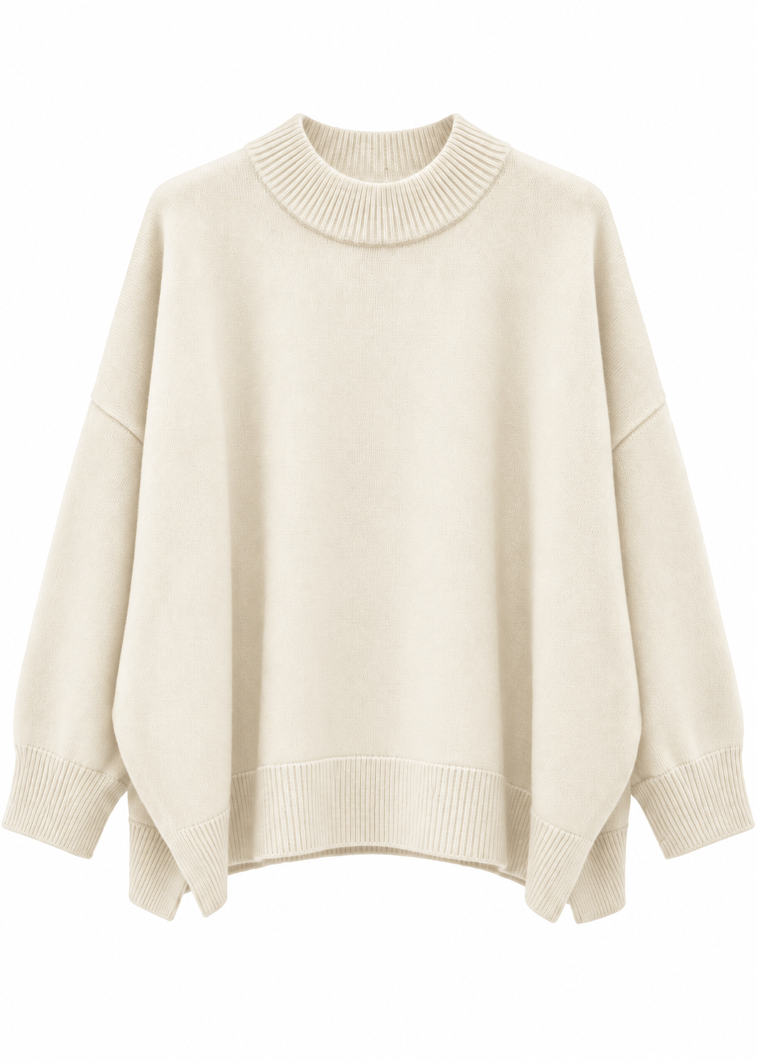 Maglia over panna spacchi laterali - PHILIALOFT