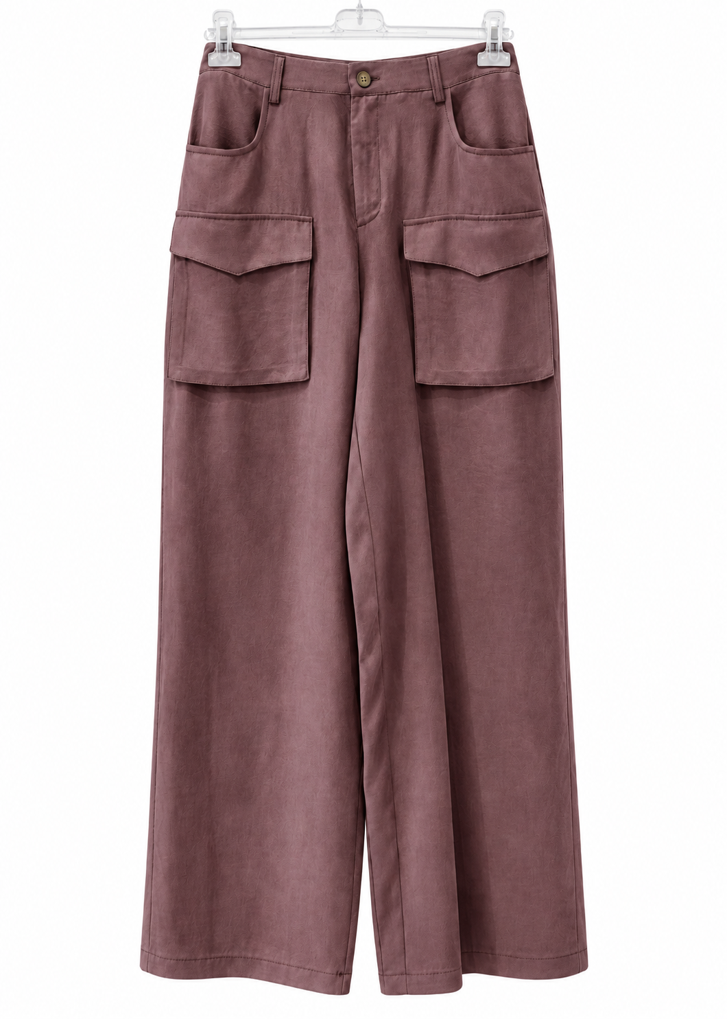 Pantalone cargo wide leg moro - ZAHJR