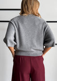 Carica l'immagine nel visualizzatore della galleria, Maglia con maniche a 3/4 grigio - PHILIALOFT
