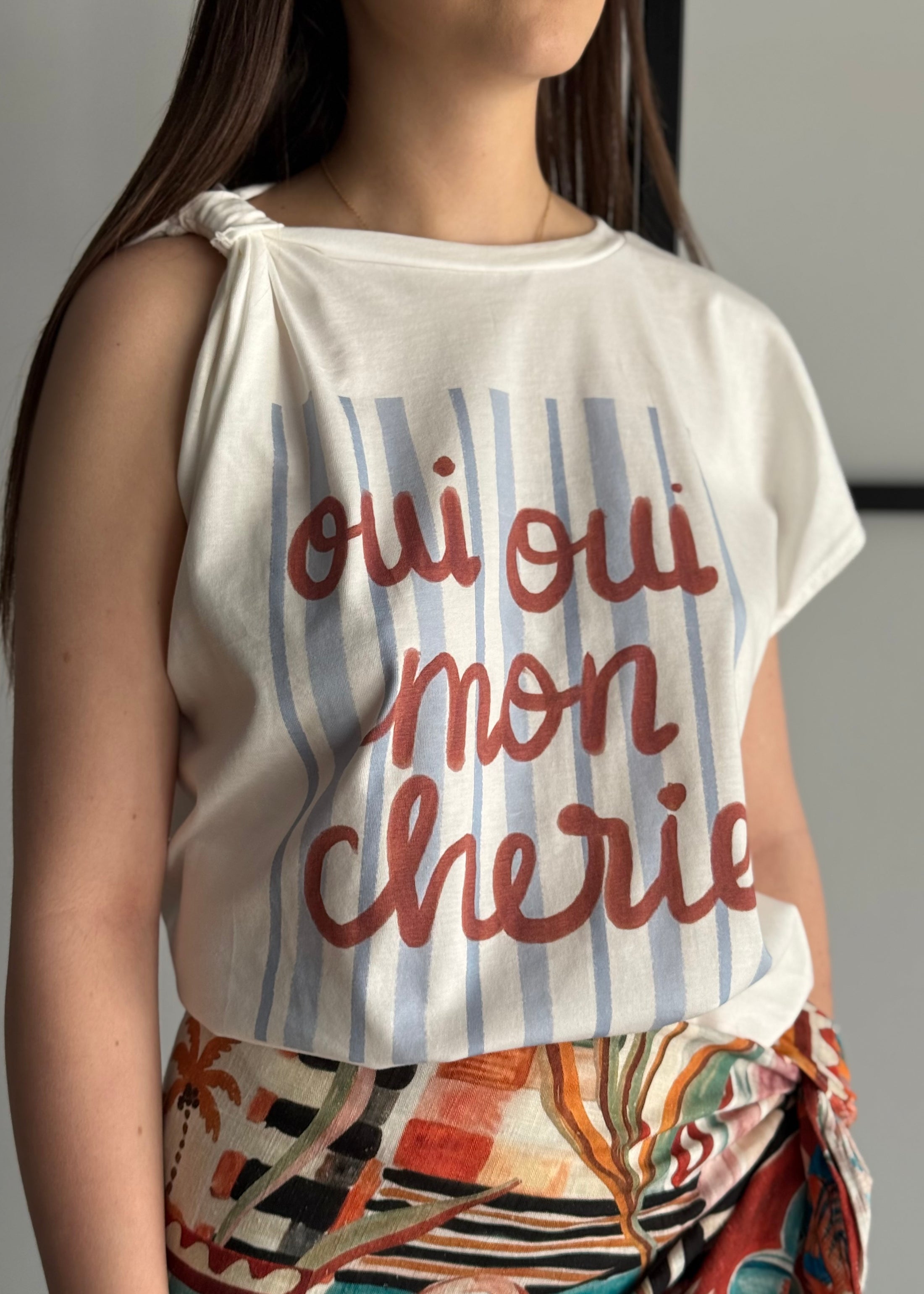 T-shirt PHILIALOFT Oui Oui Mon Chéri