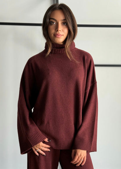 Maglia dolcevita oversize -KONTATTO