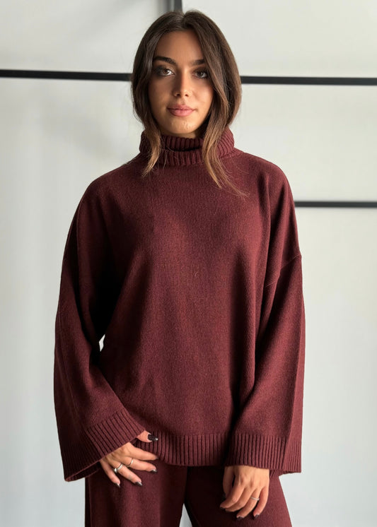 Maglia dolcevita oversize -KONTATTO