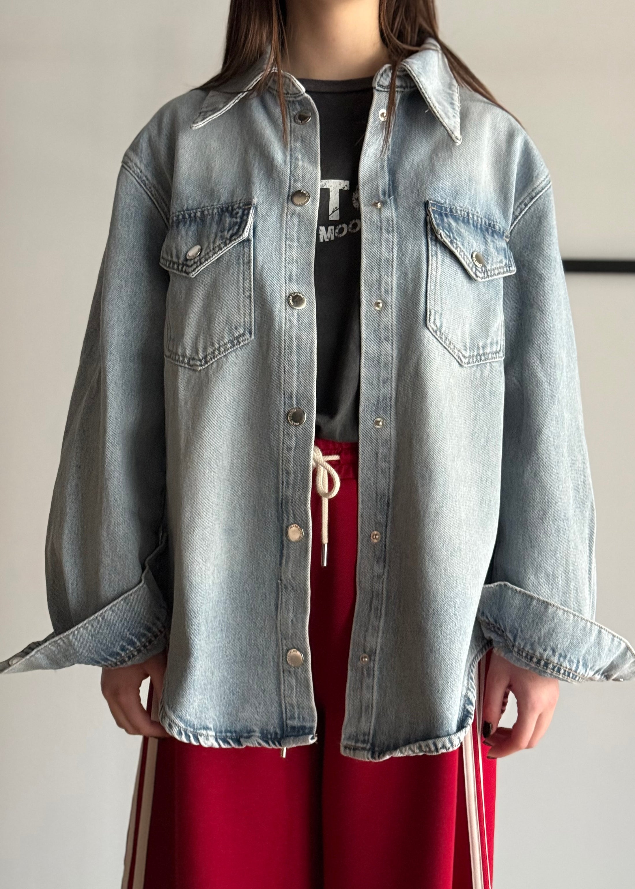 Giacca camicia KONTATTO in denim